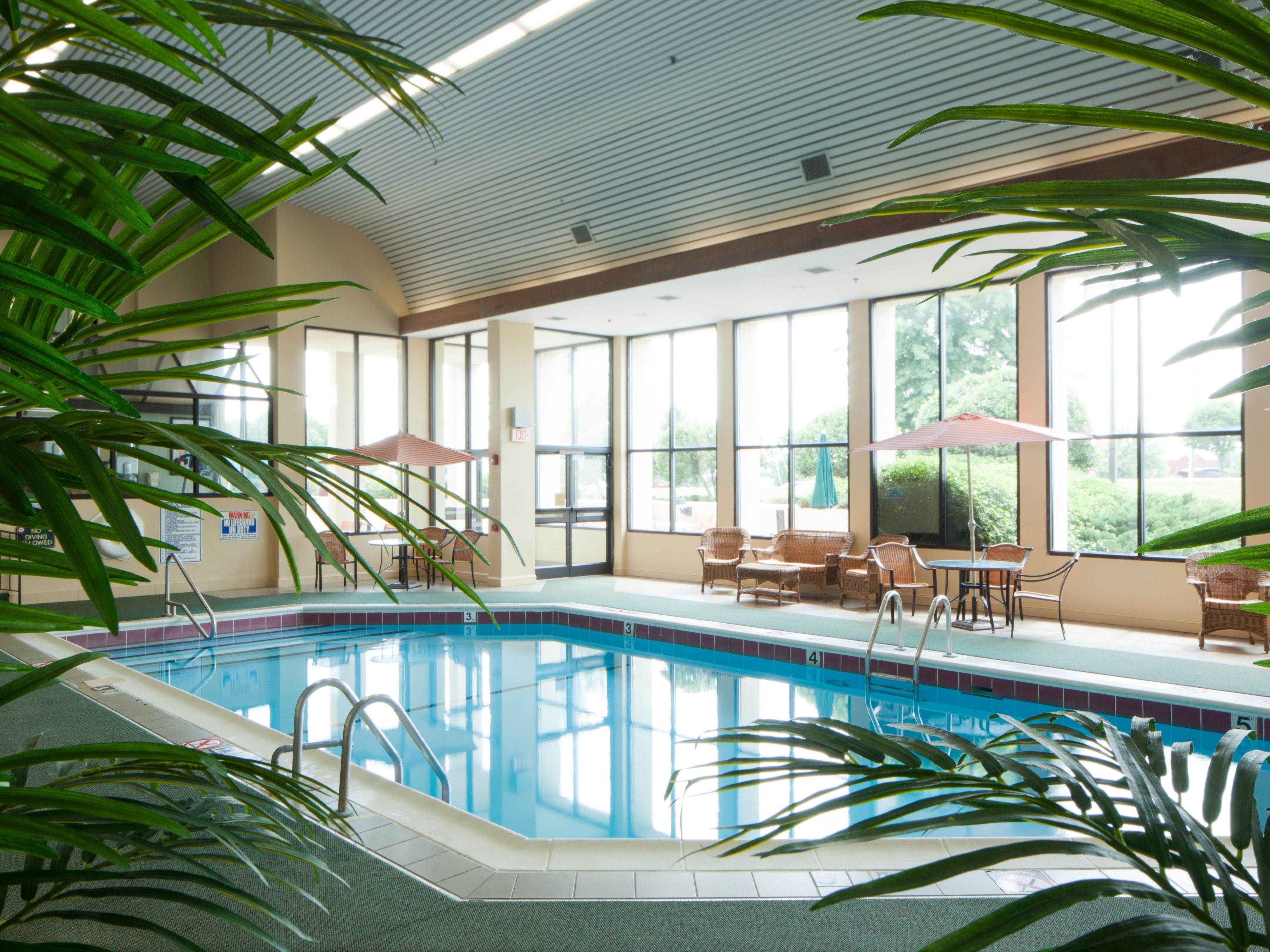 You and your family can relax in our heated indoor saltwater pool.