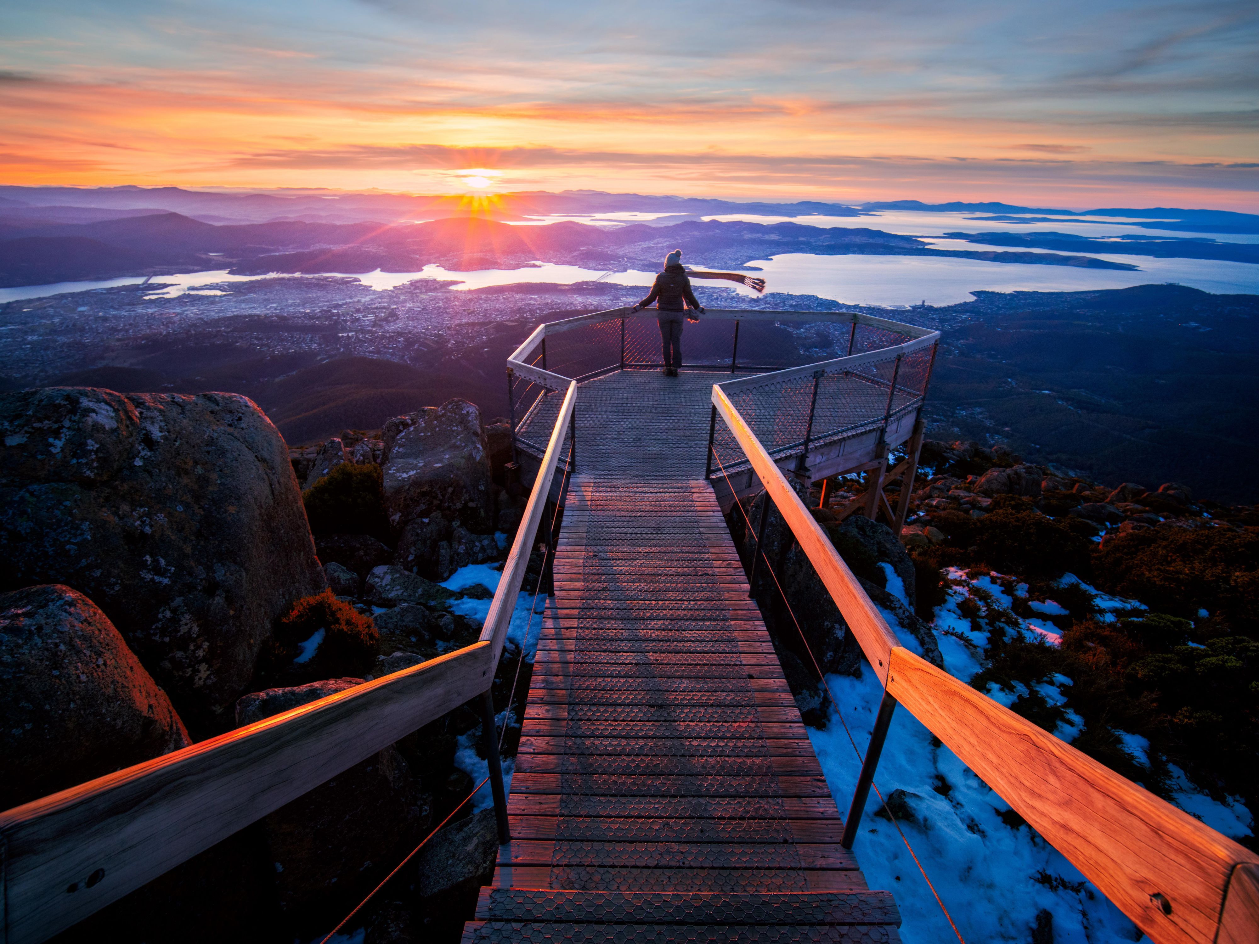Scenic view in Hobart