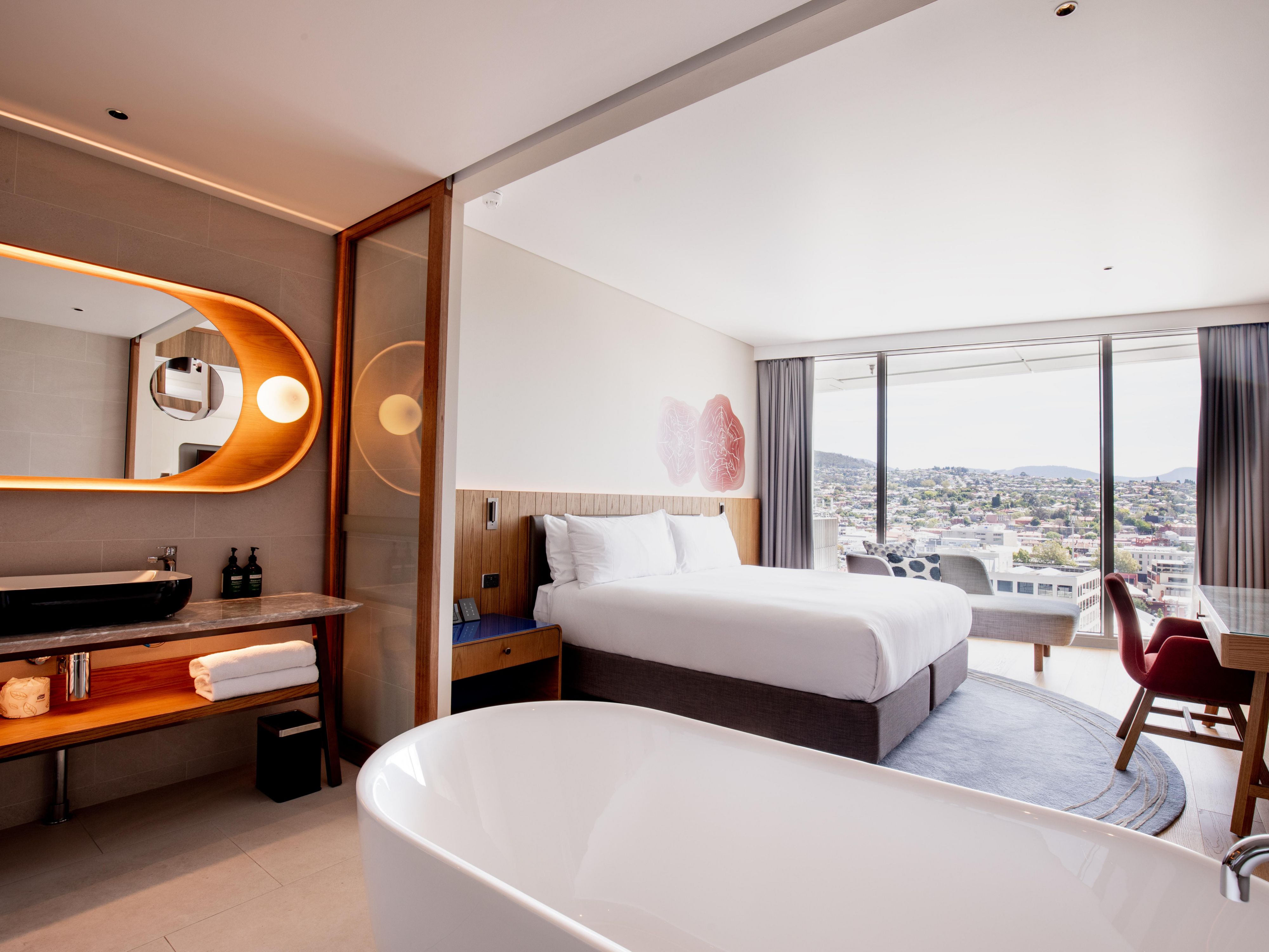 Indulge in a luxurious bath after a long day