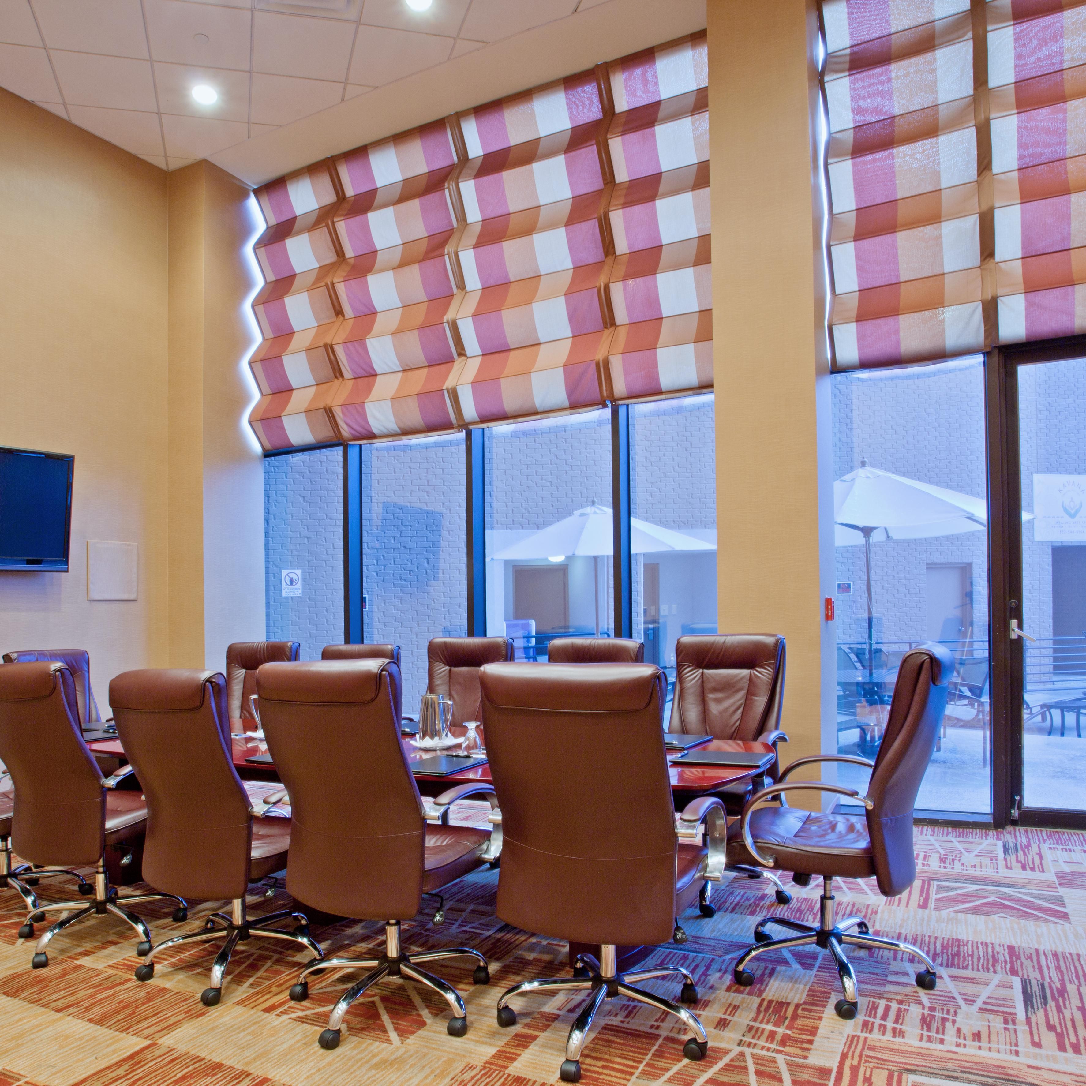 Our Executive Boardroom is perfect for your next small meeting.