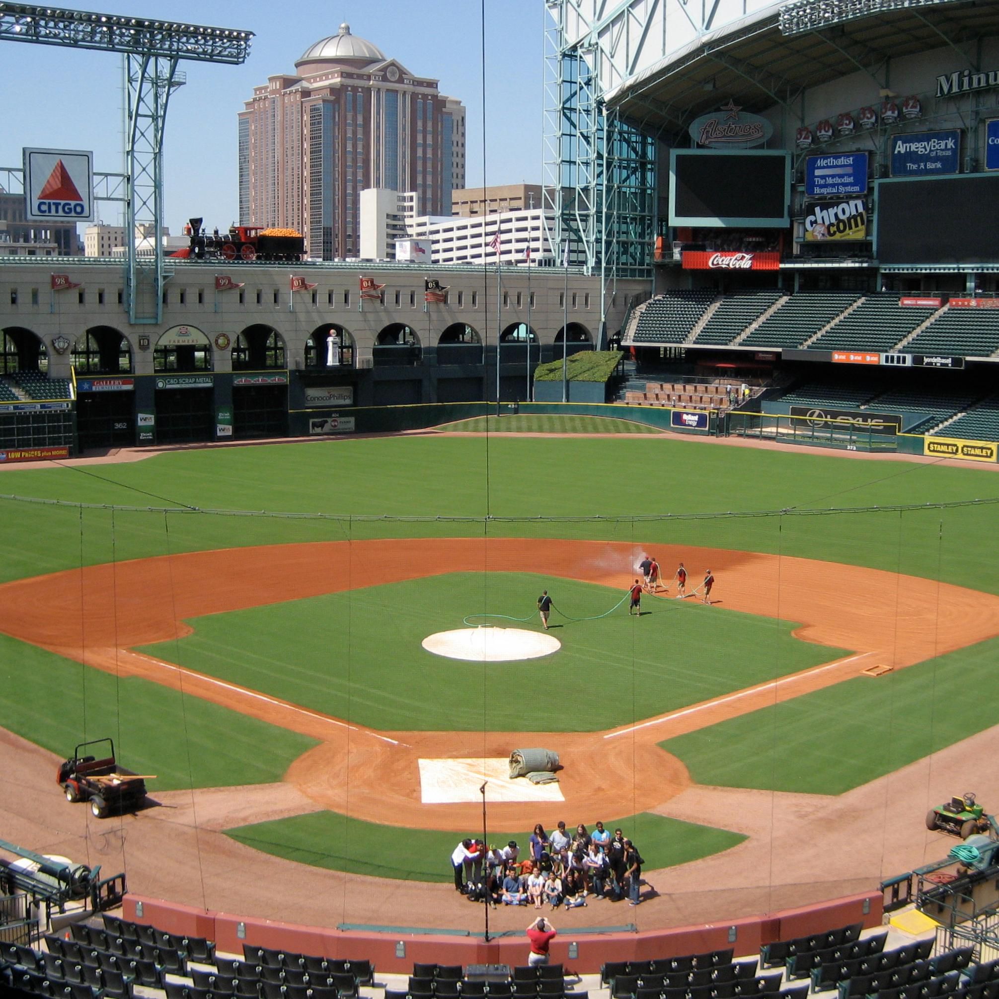 Catch a home run at Minute Maid Park, home of the Houston Astros.