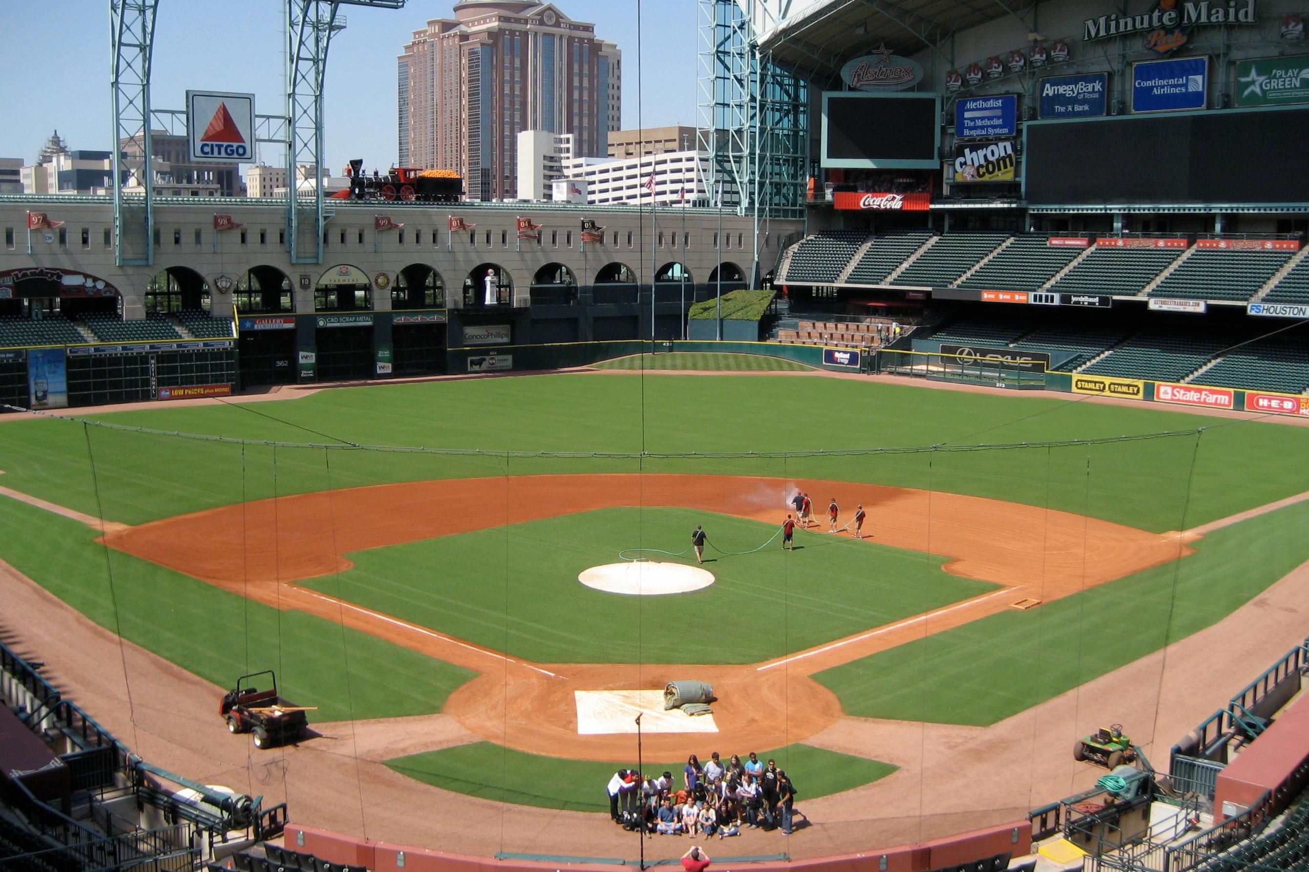 Catch a home run at Minute Maid Park, home of the Houston Astros.