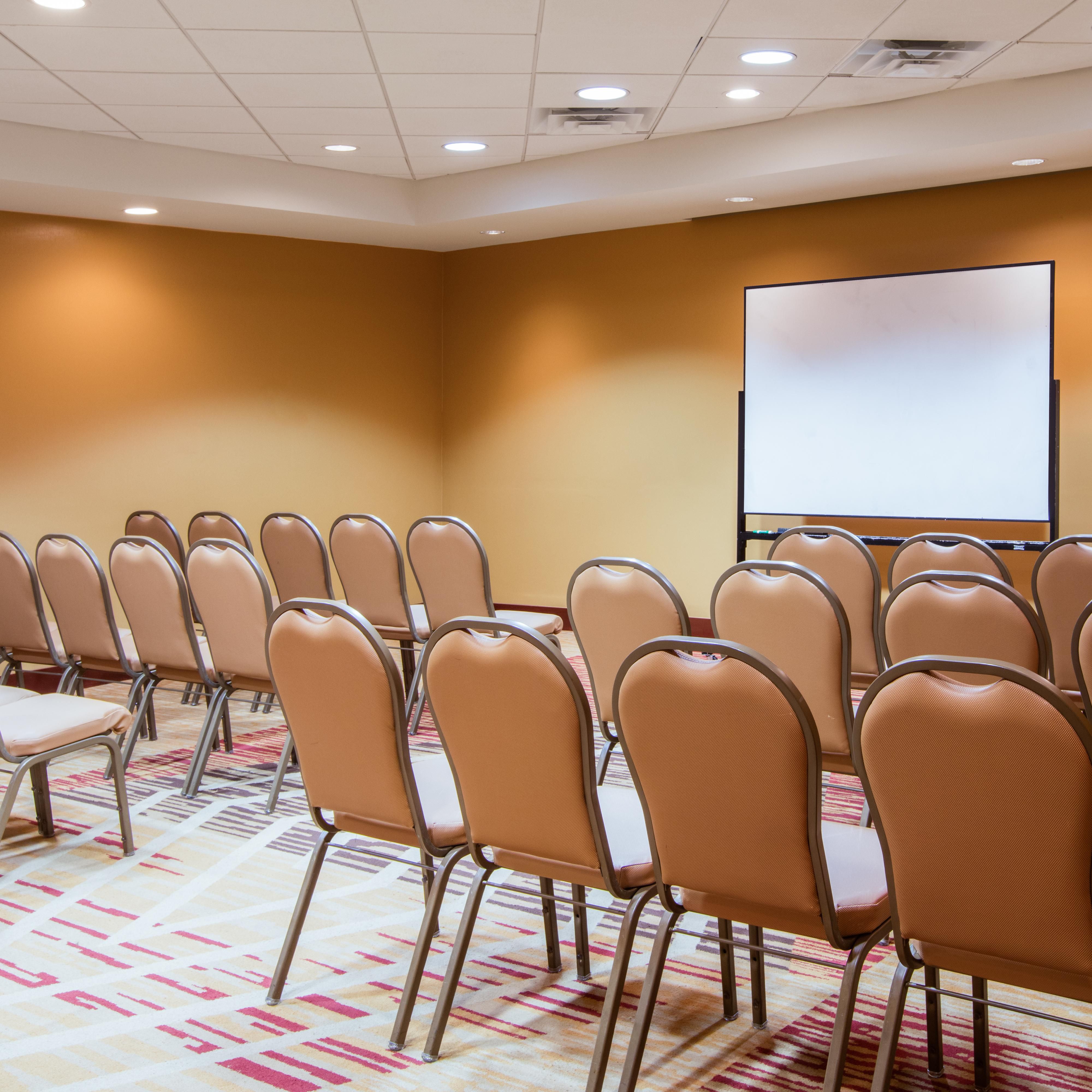 The Manchester Room offers a variety of set-ups. 