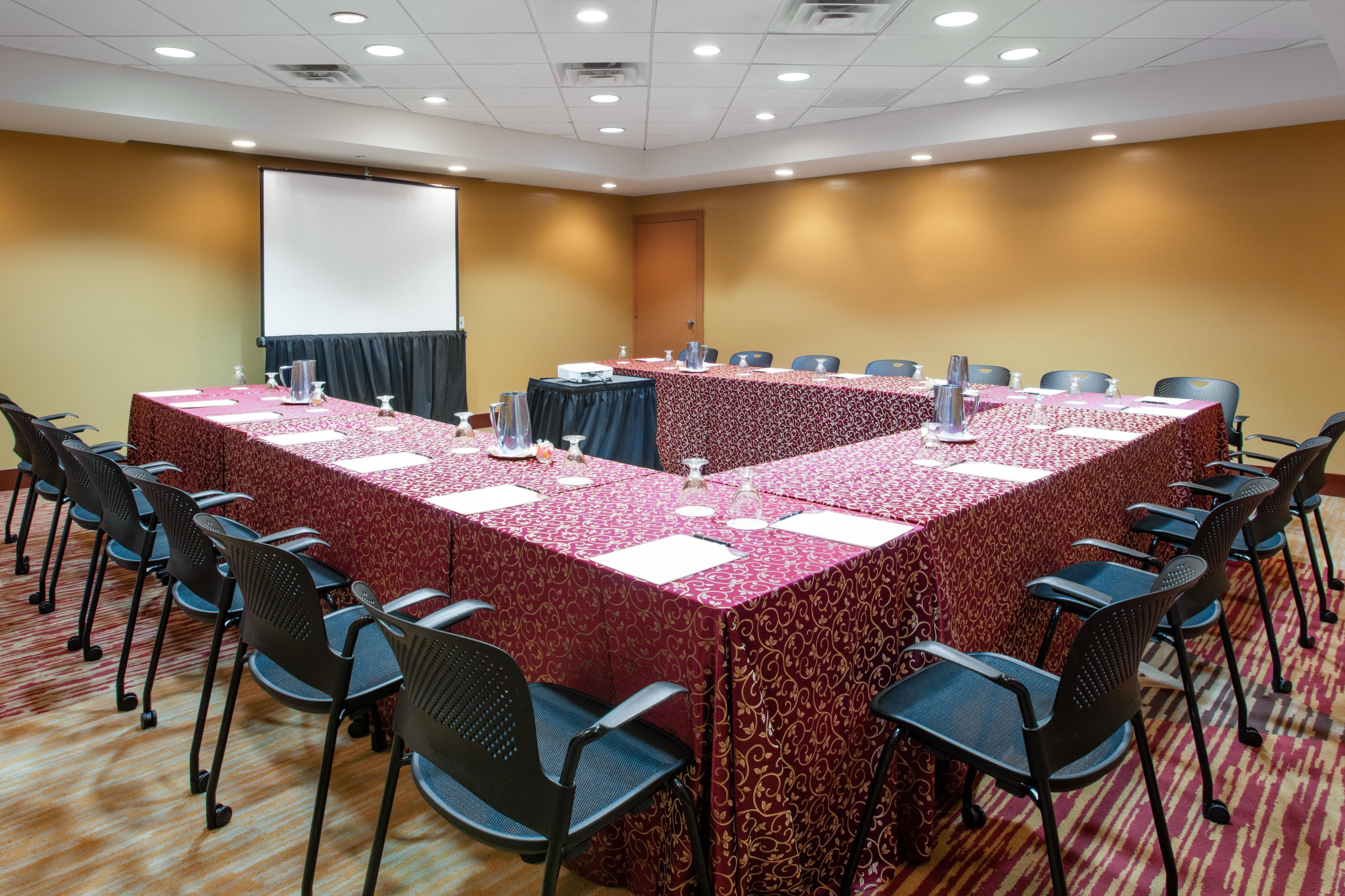 The Canterbury Room is great for smaller meetings.