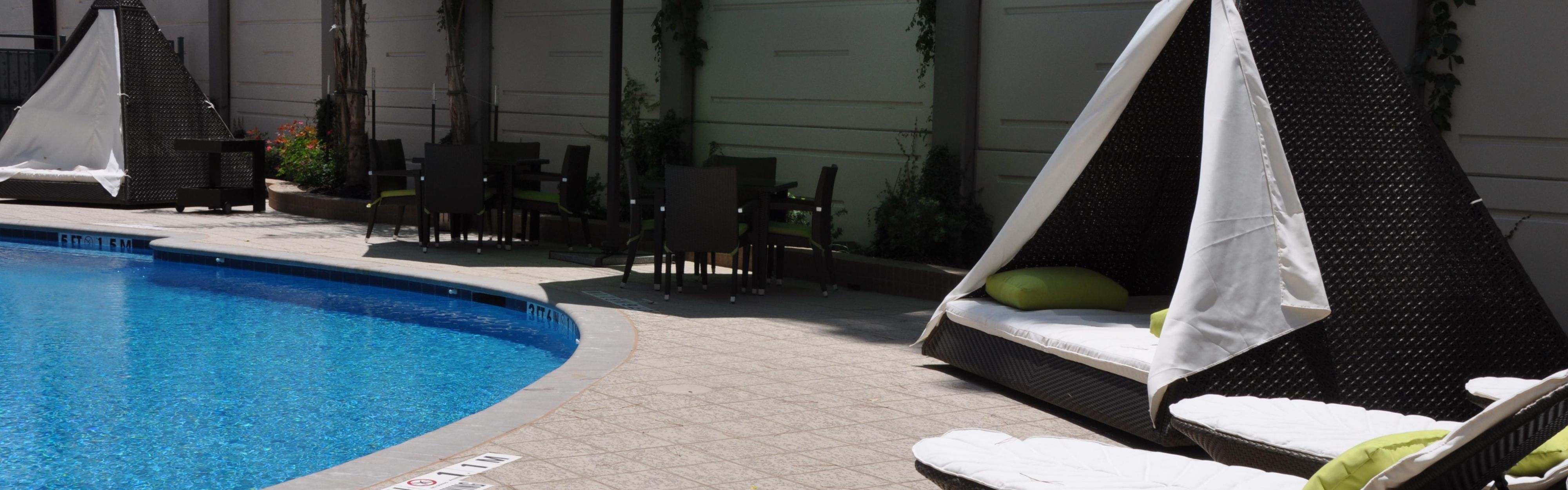 Outdoor Oasis with Sun Loungers