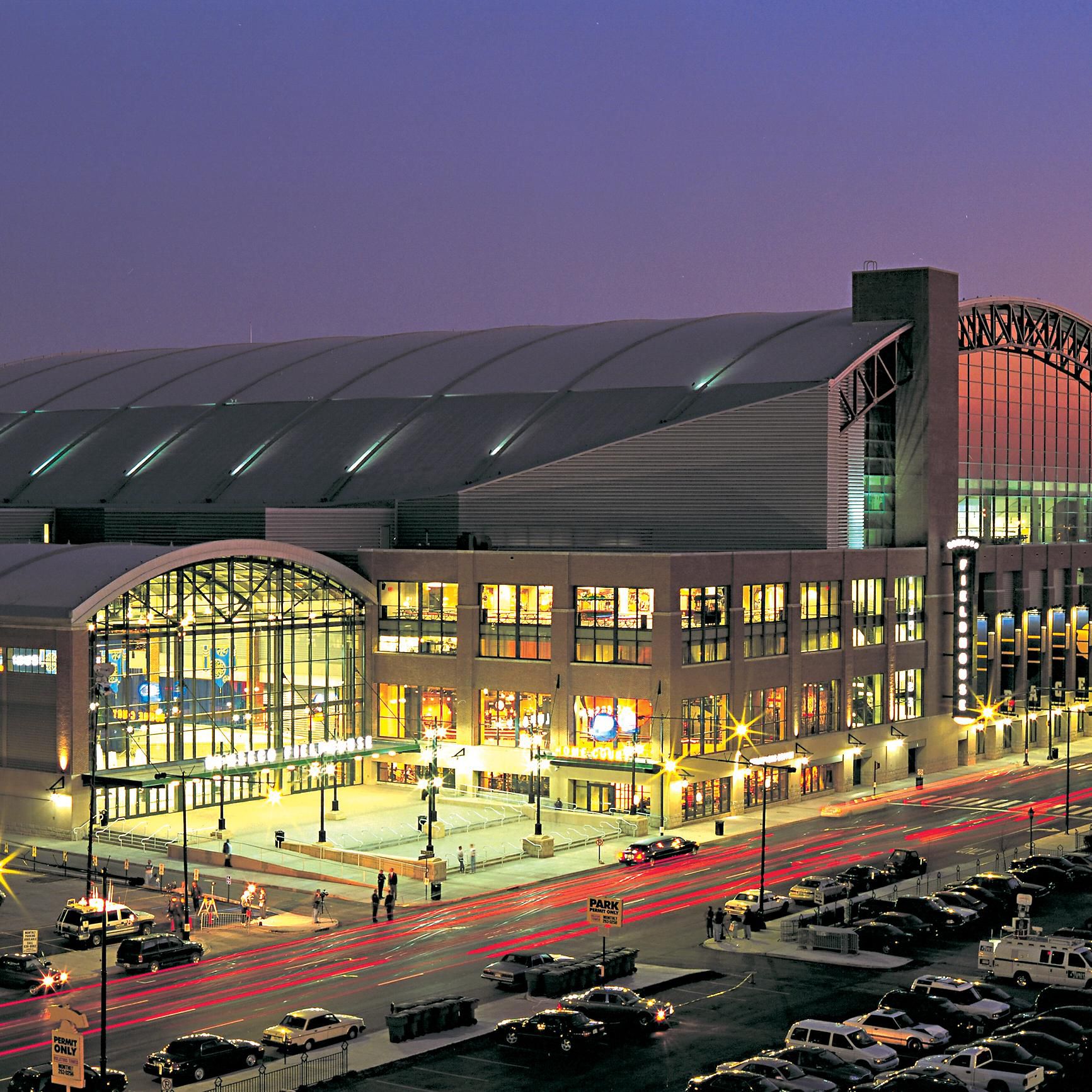 Indianapolis&#39; Gainbridge Fieldhouse - Home of the Indiana Pacers