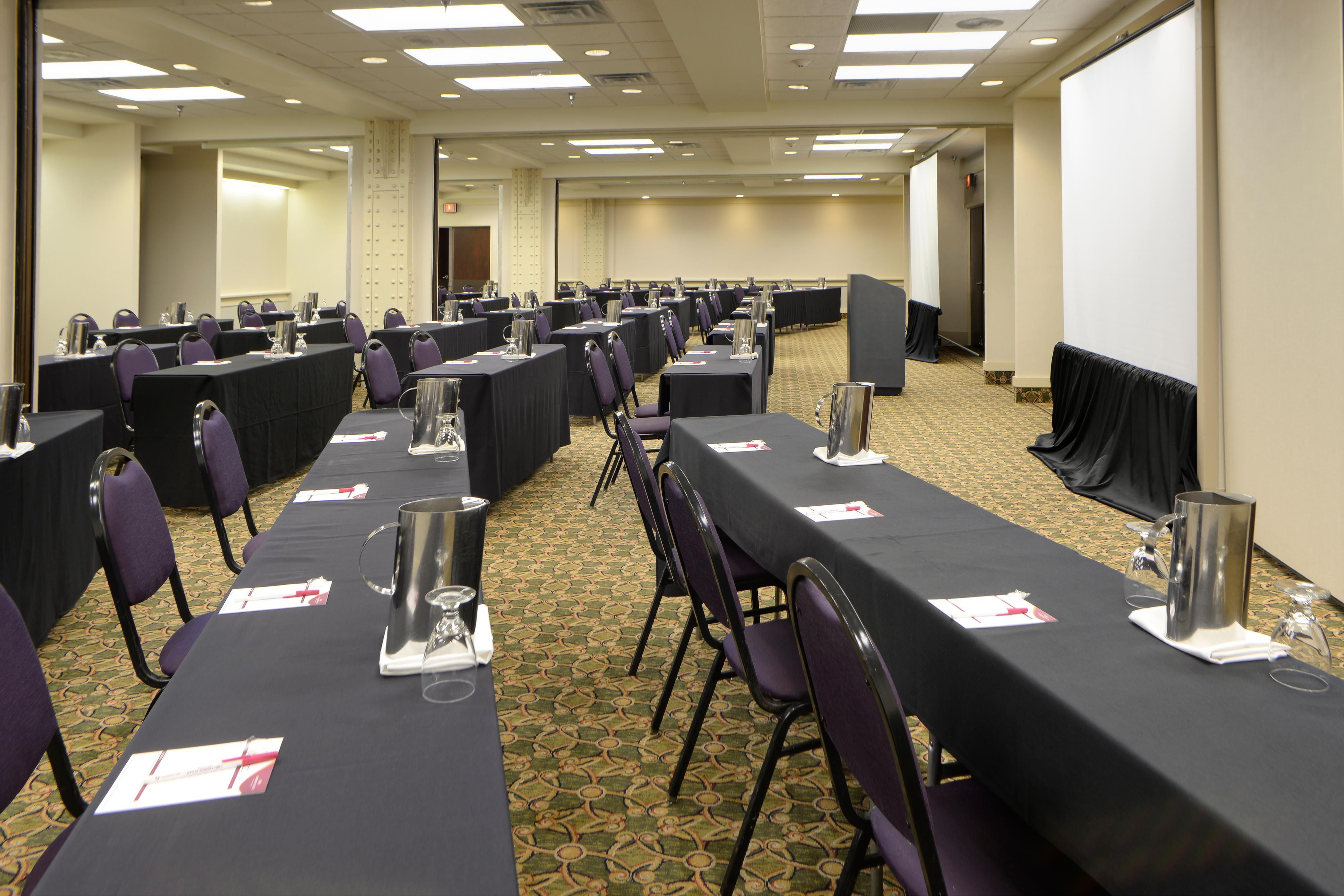 Classroom style is perfect for your next conference.