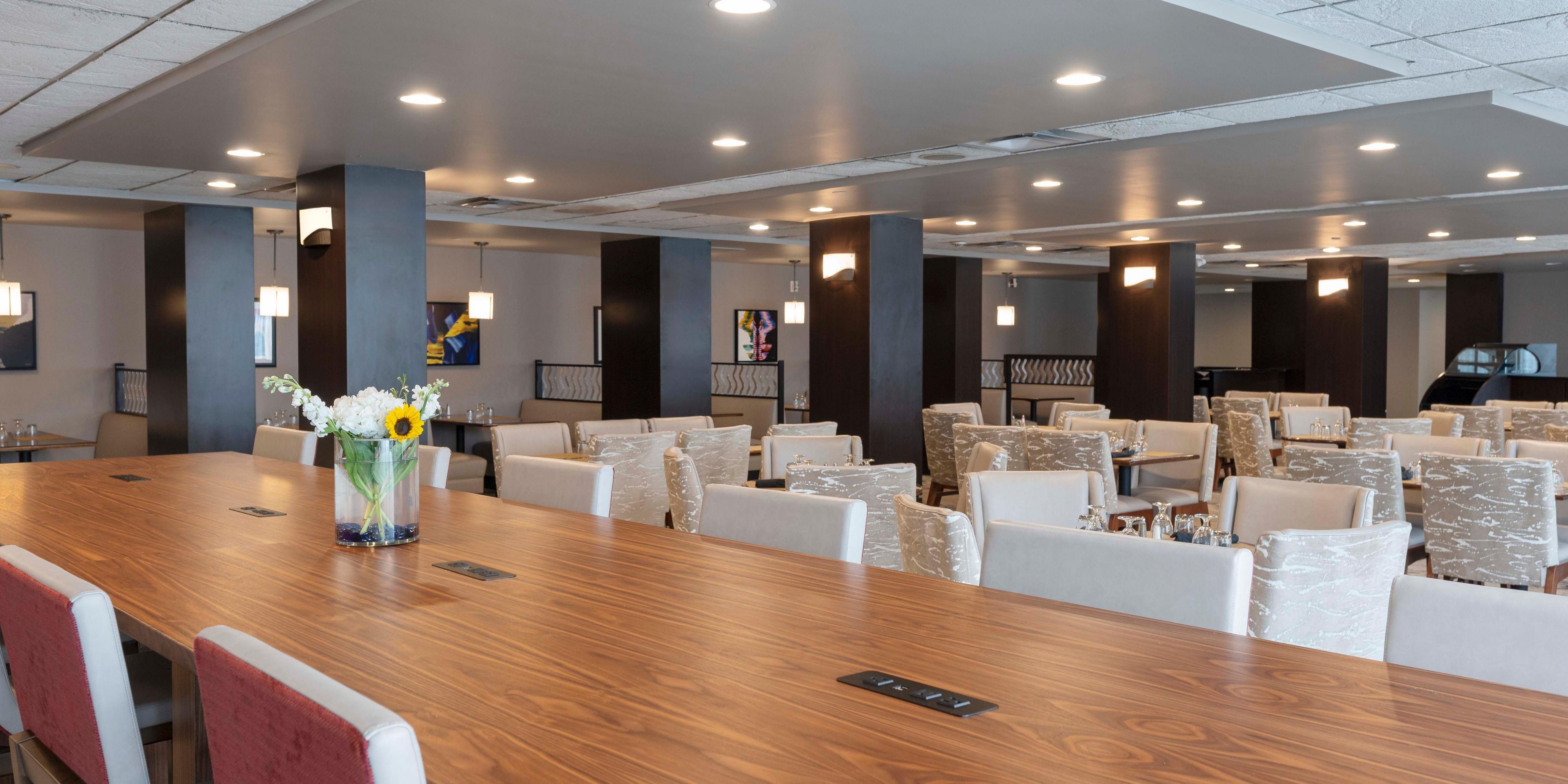 Enjoy a full-service hotel experience with award-winning chef-inspired dining options and thoughtful amenities to elevate your stay. From our 24-hour Fitness Center to our convenient Business Center, free Wi-Fi, free parking, and a free airport shuttle, we ensure you experience ultimate comfort, convenience, and exceptional hospitality at every tur