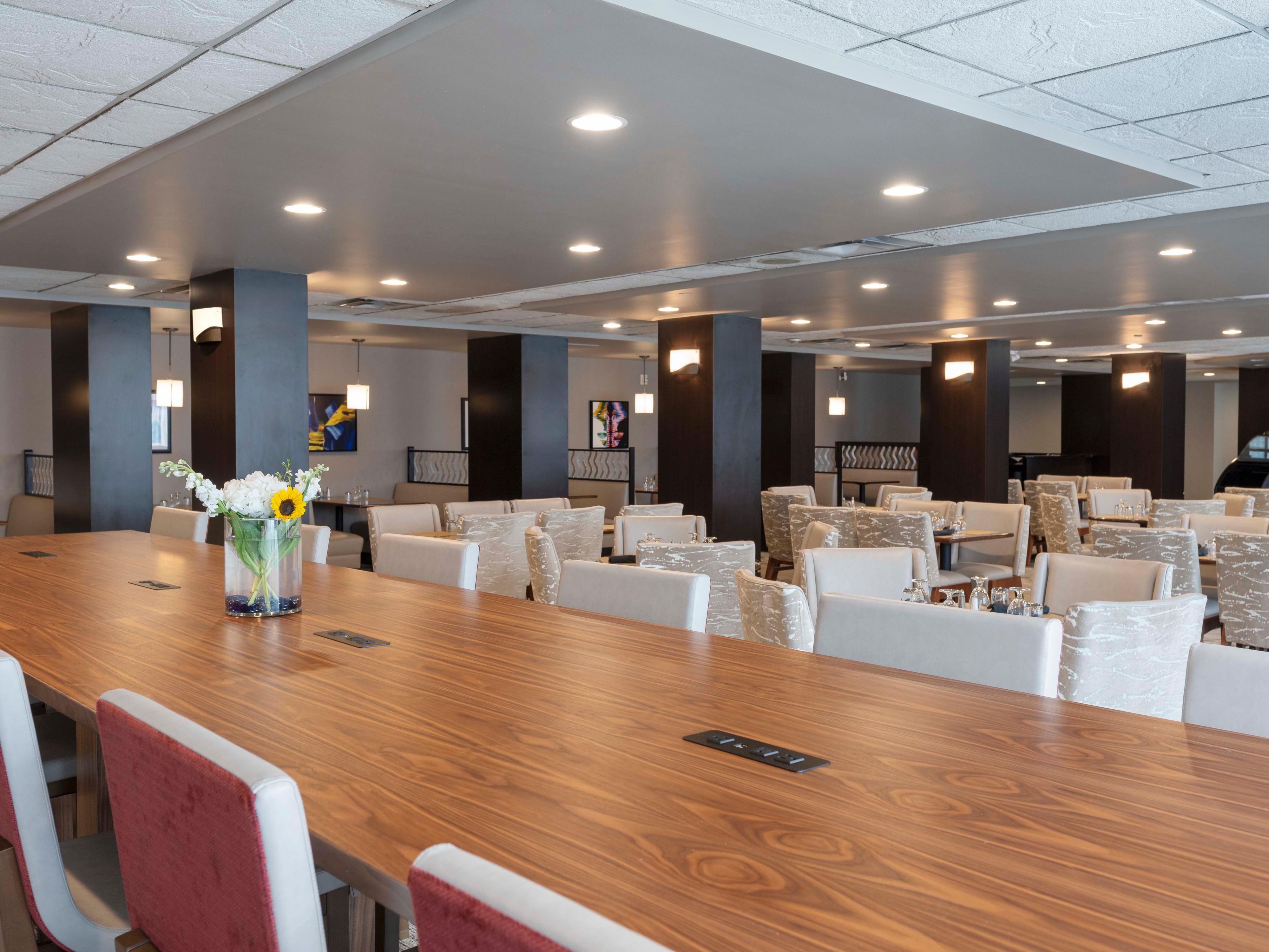 Enjoy a full-service hotel experience with award-winning chef-inspired dining options and thoughtful amenities to elevate your stay. From our 24-hour Fitness Center to our convenient Business Center, free Wi-Fi, free parking, and a free airport shuttle, we ensure you experience ultimate comfort, convenience, and exceptional hospitality at every tur