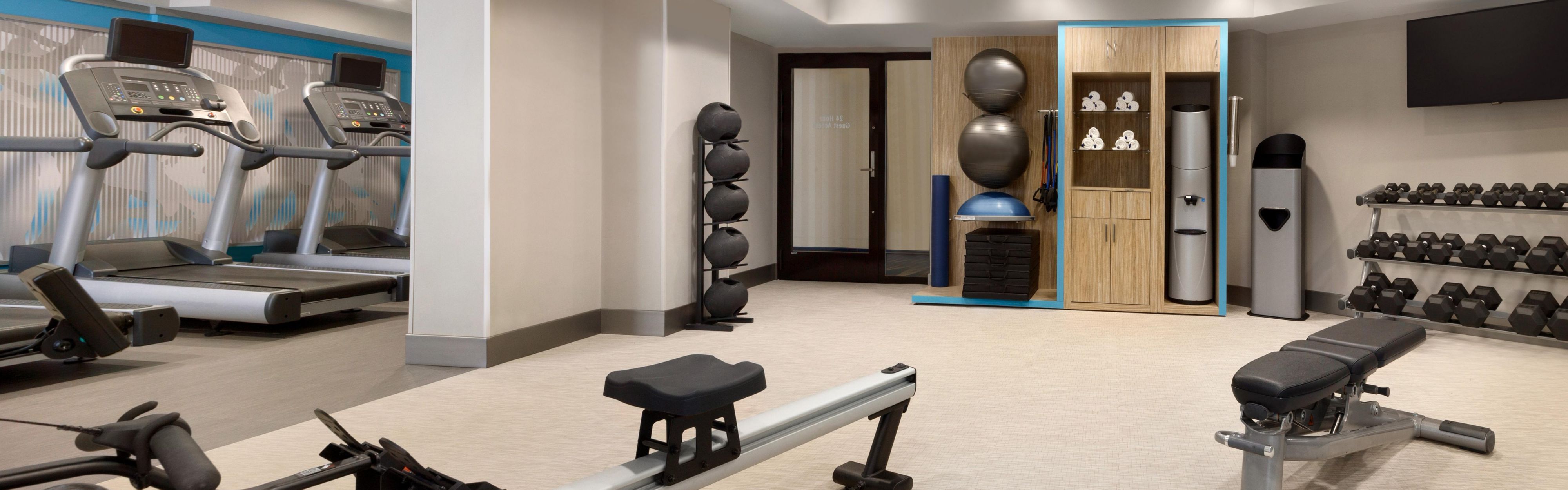 From free weights to treadmills, our fitness center has it all.