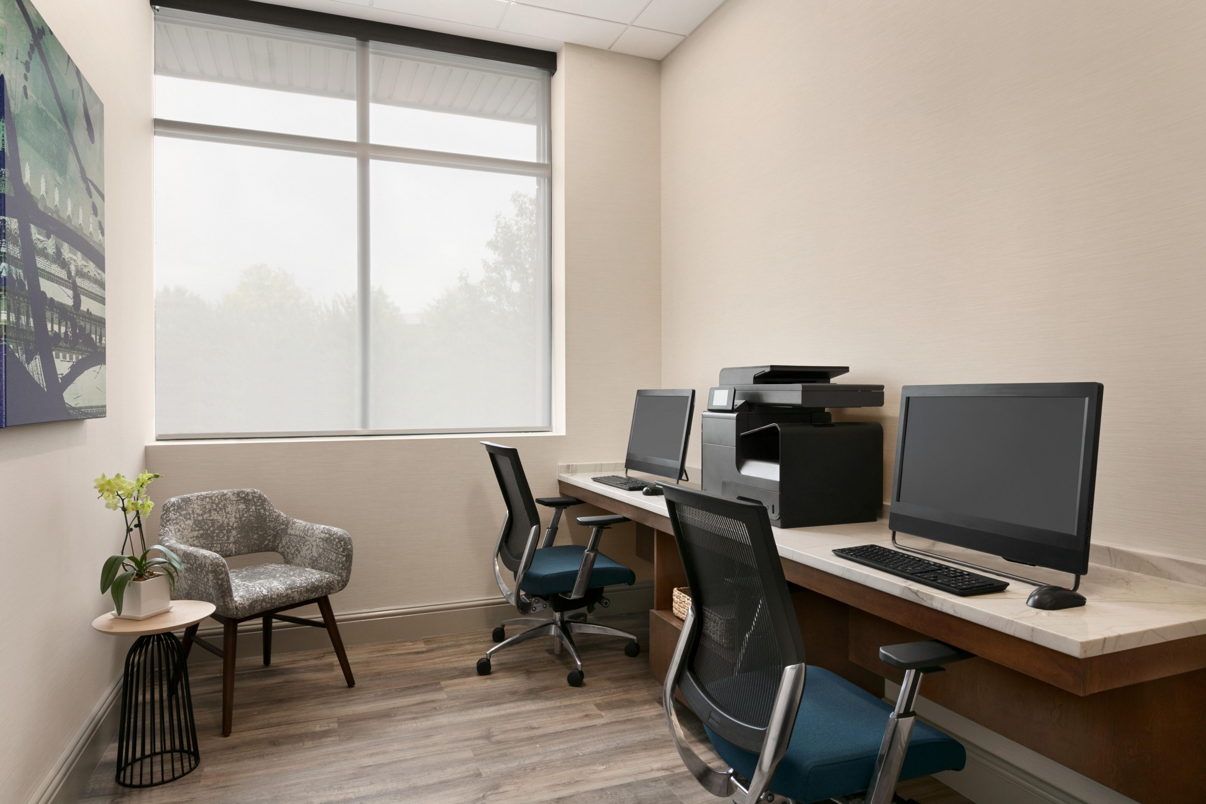 Catch up while you&#39;re away with our on-site business center.