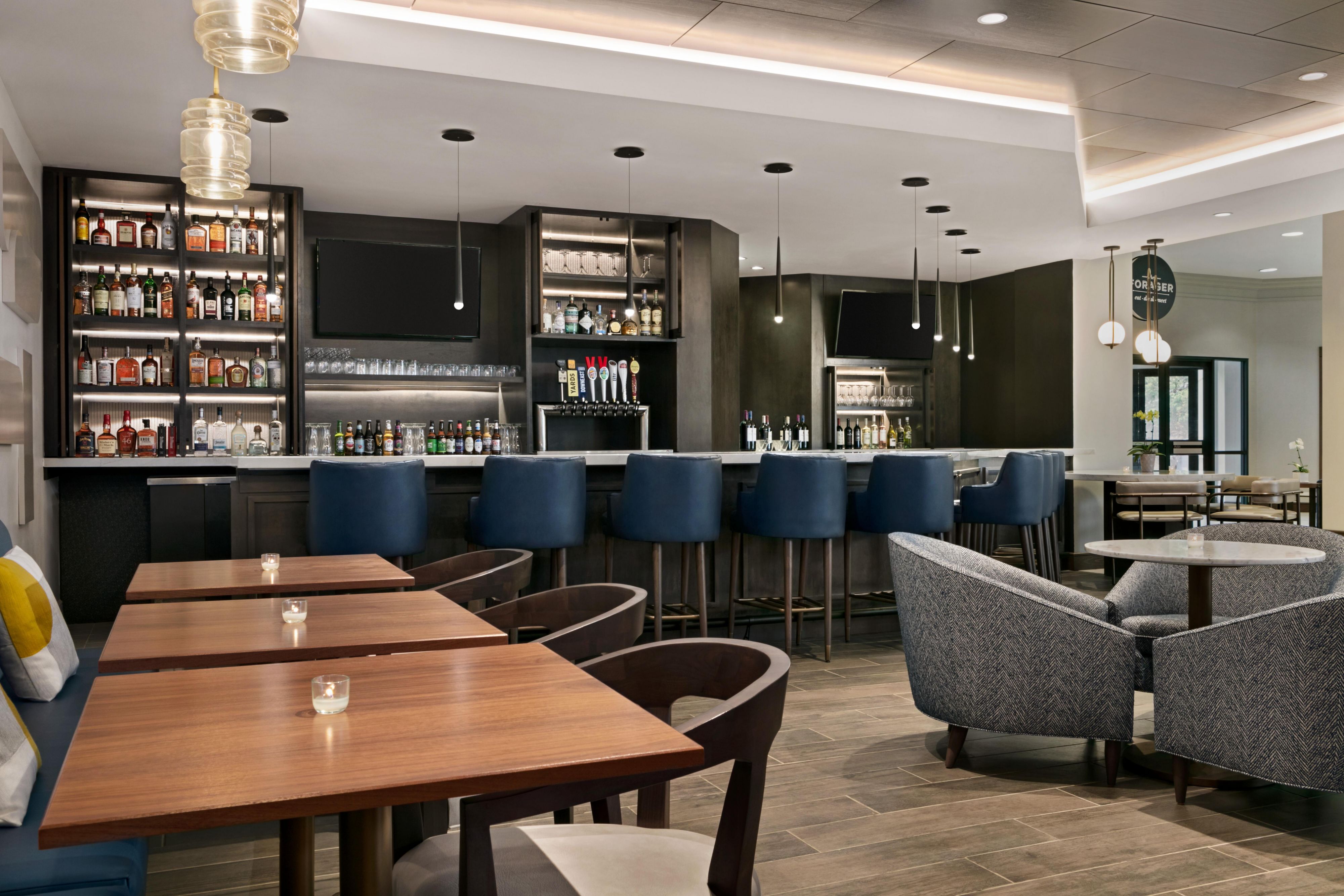 Enjoy breakfast, lunch and dinner at our new Forager Restaurant.