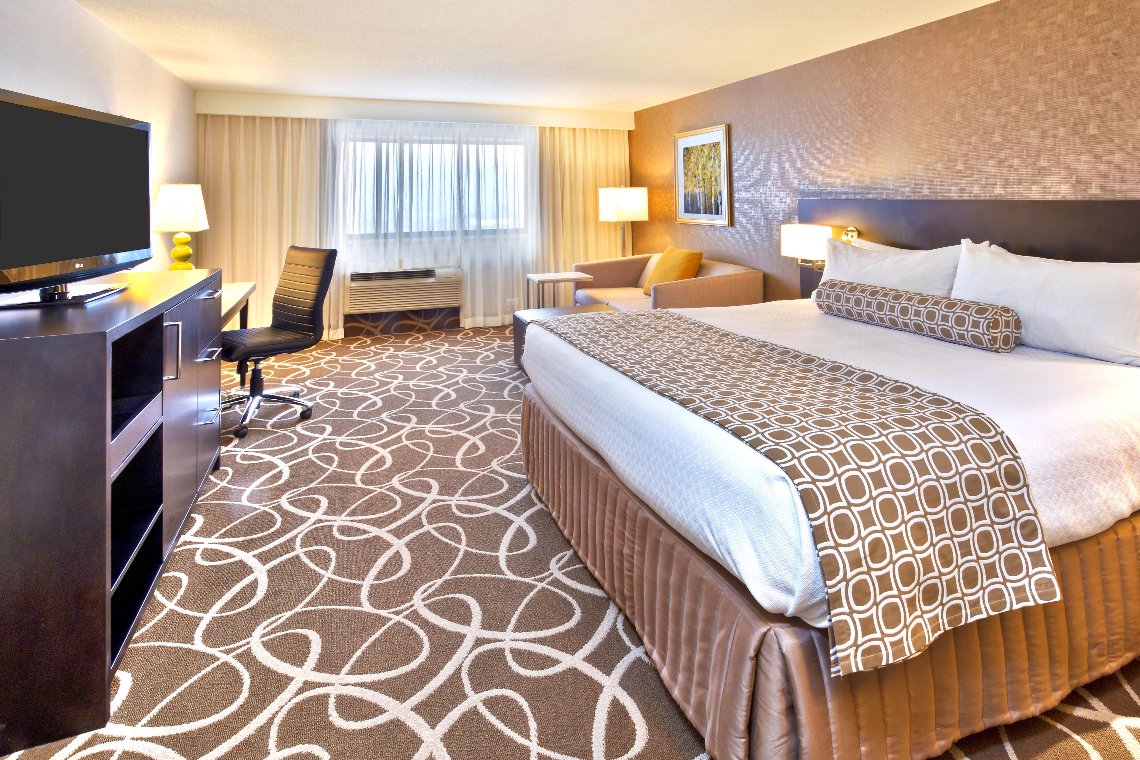 Make yourself at home in our guest rooms.