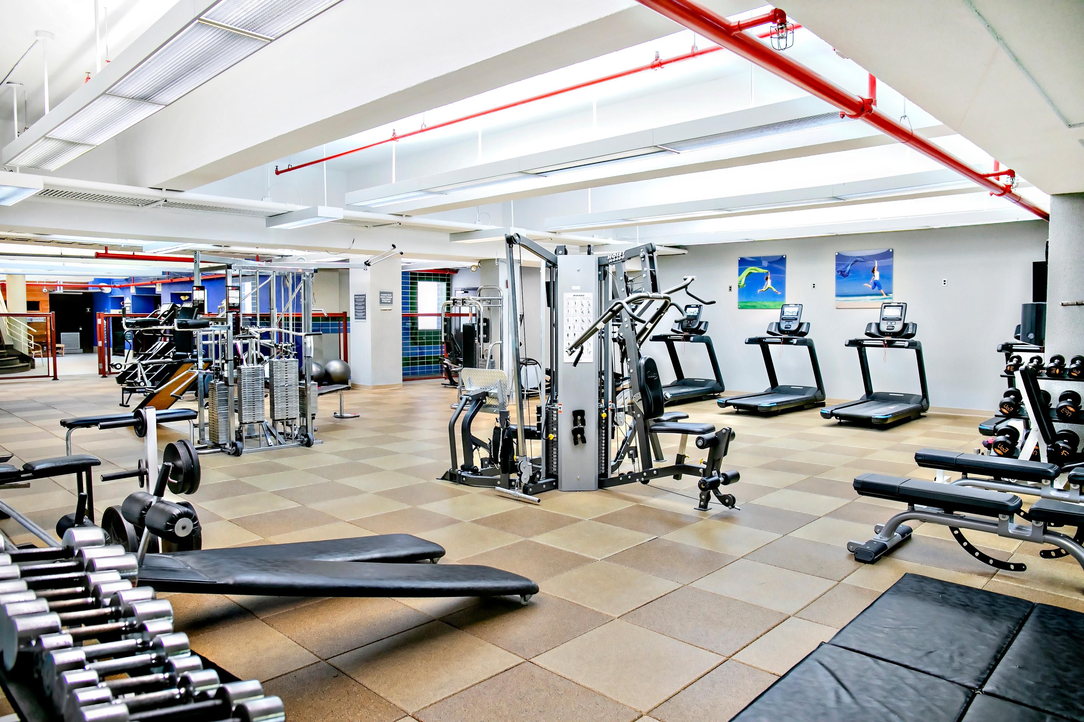 Fitness Center with latest equipment