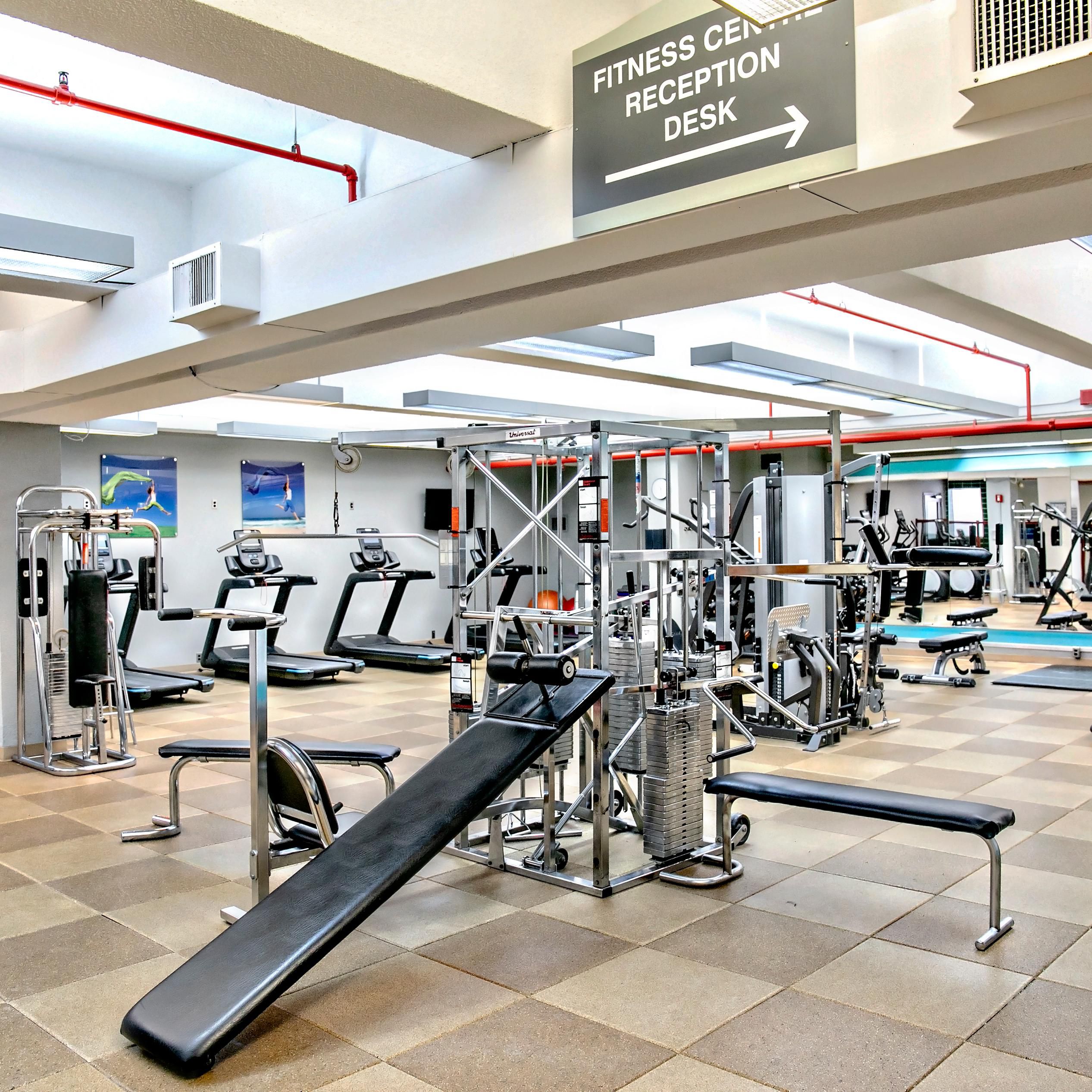 Fitness Center with latest equipment 