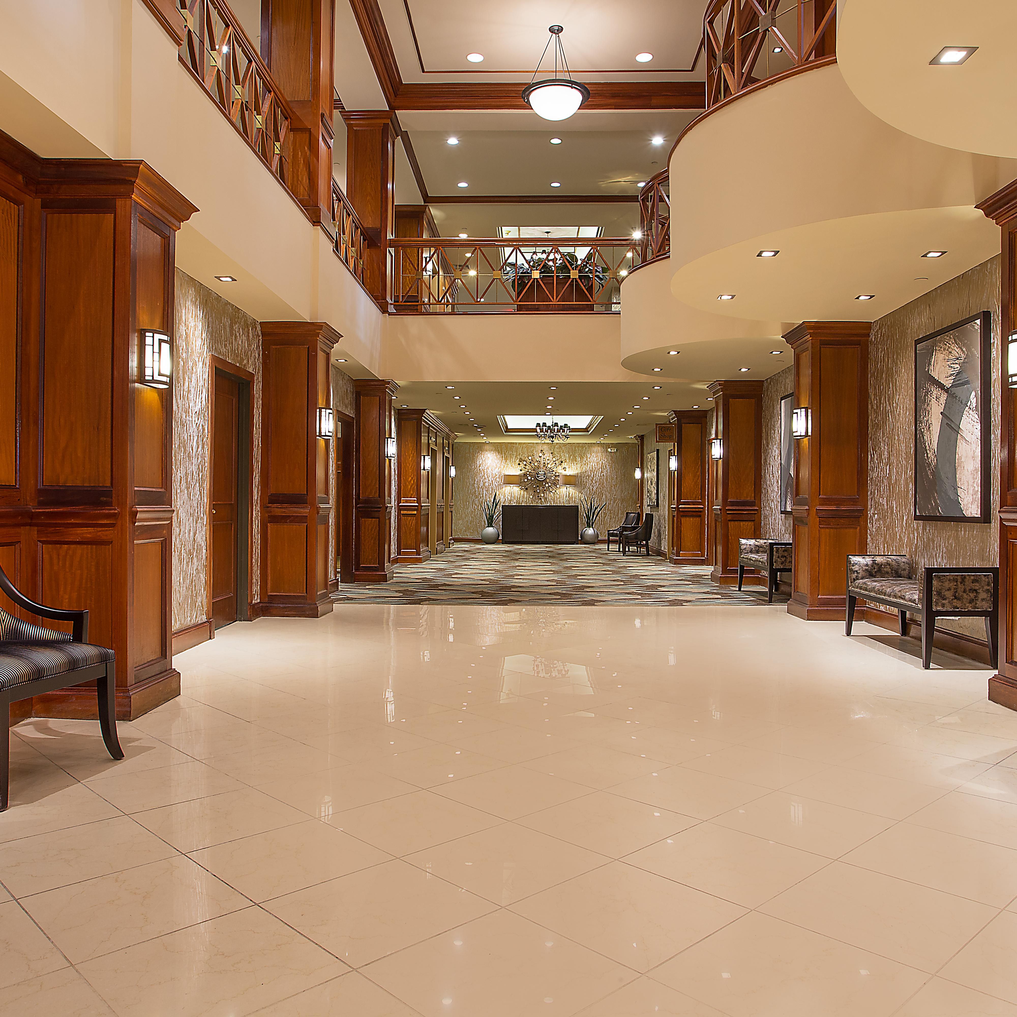 Relax in our flexible lobby space.