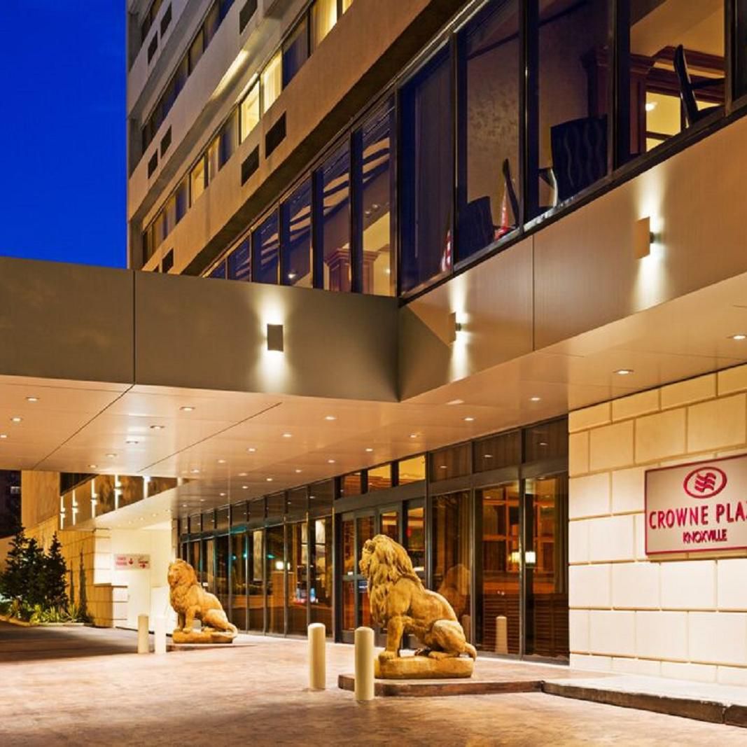 Experience views from every room at the Crowne Plaza Knoxville.
