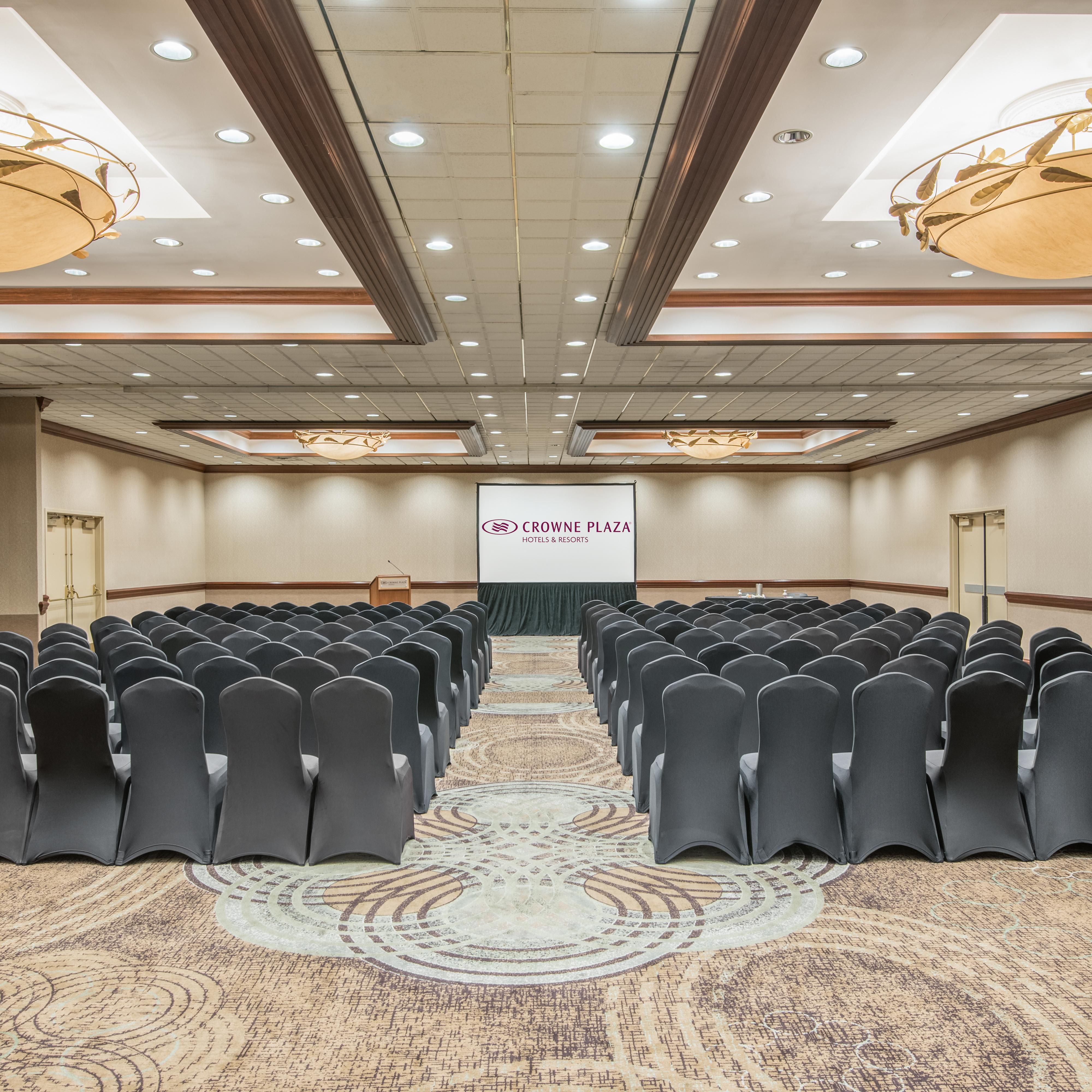 The Grand Ballroom can accommodate up to 1,200 people.