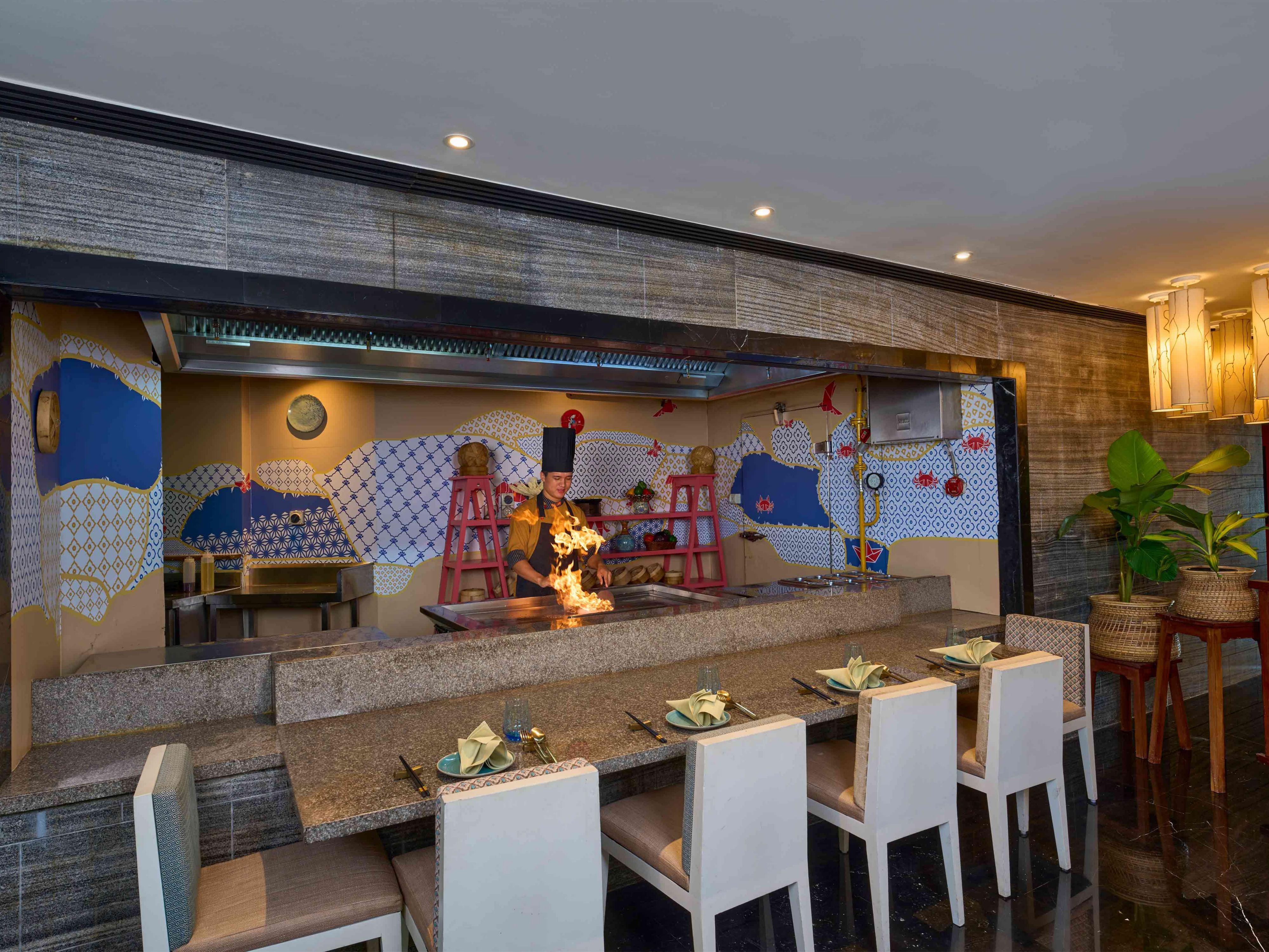 Enjoy a variety of food and drink options as we offer you 6 multi ...