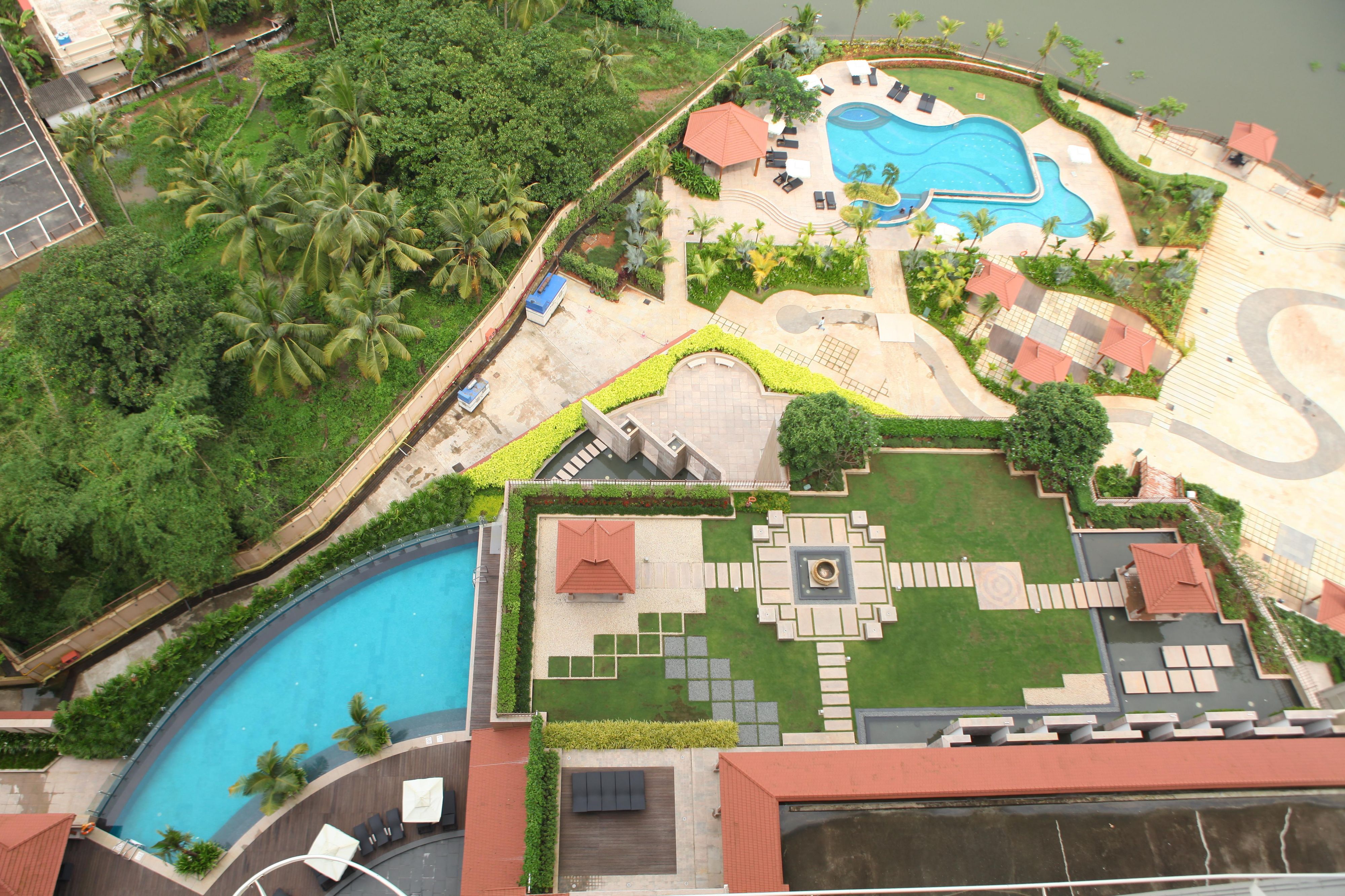 Swimming Pool Aerial view