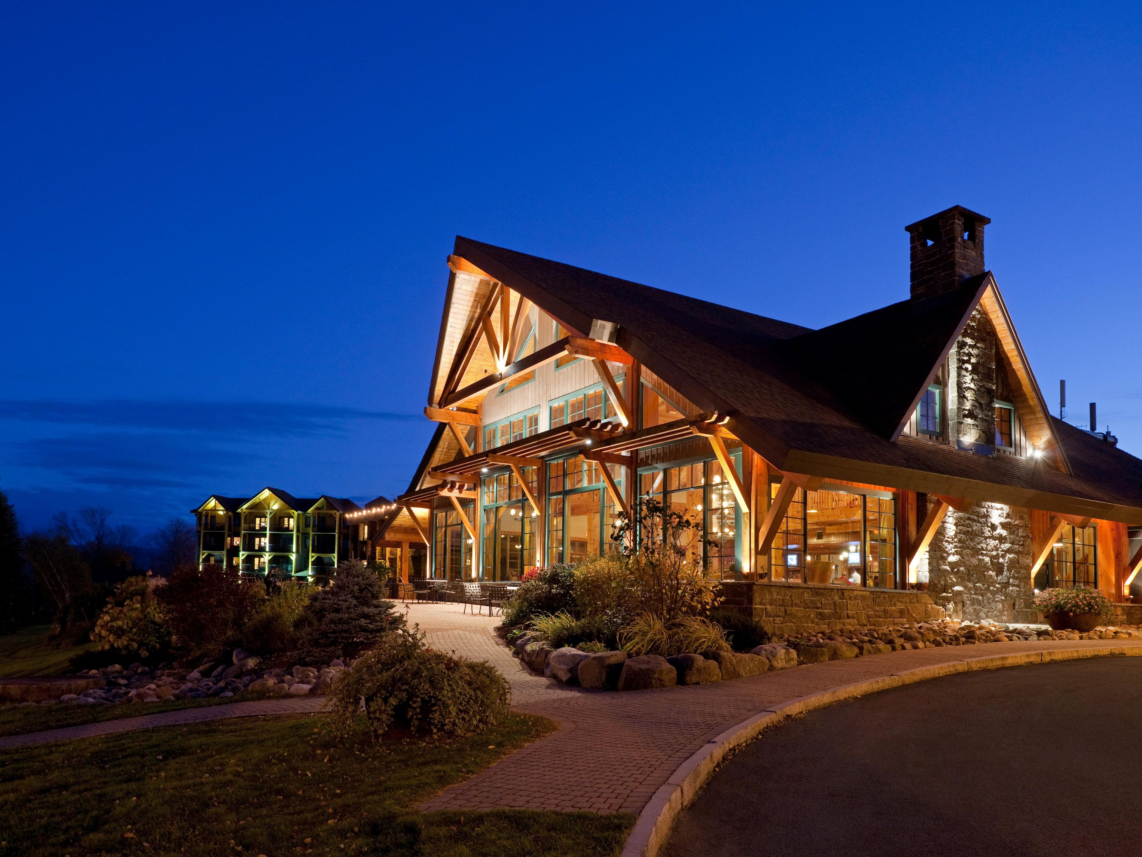 Our Great Room overlooks the beautiful views of Lake Placid
