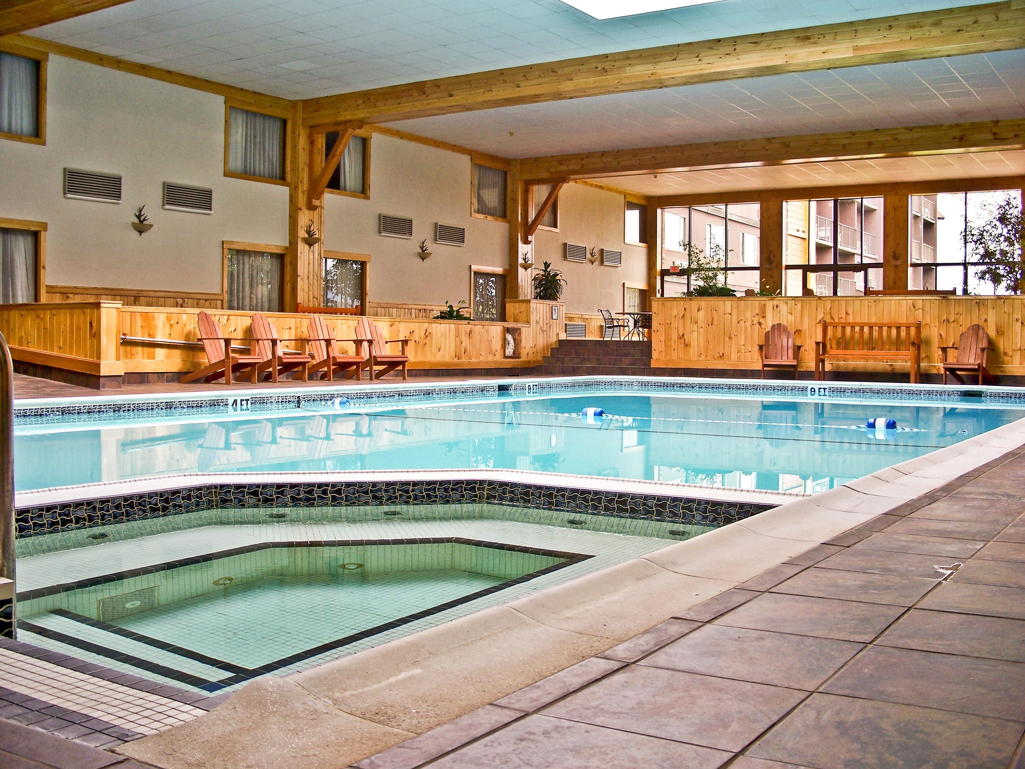 Take a swim in our large ADA-compliant indoor pool, or a relaxing dip in the hot tub. With plenty of seating in the pavilion, and large windows offering an abundance of natural light, it's a great place to unwind after a busy day. 