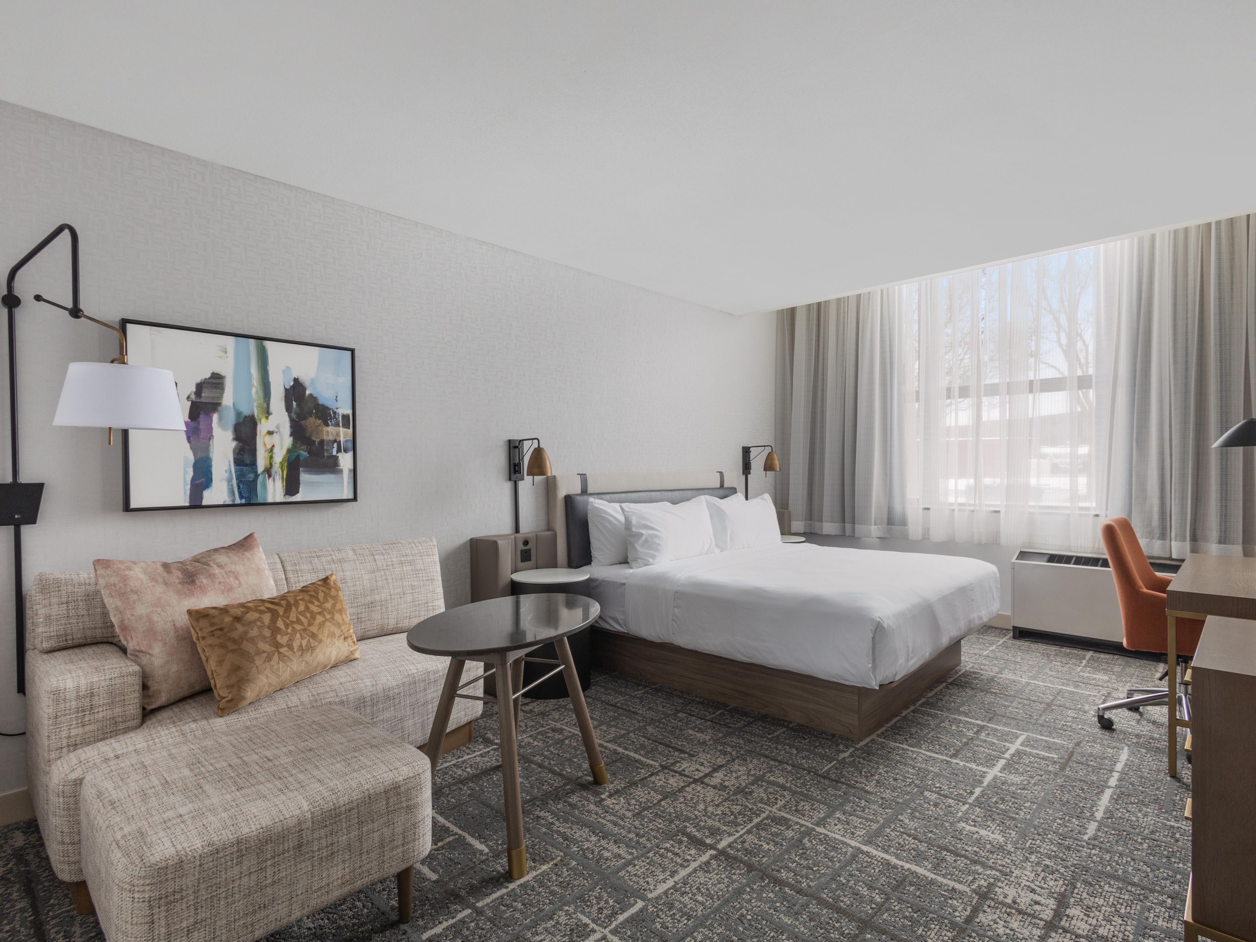 Newly renovated room with One King bed