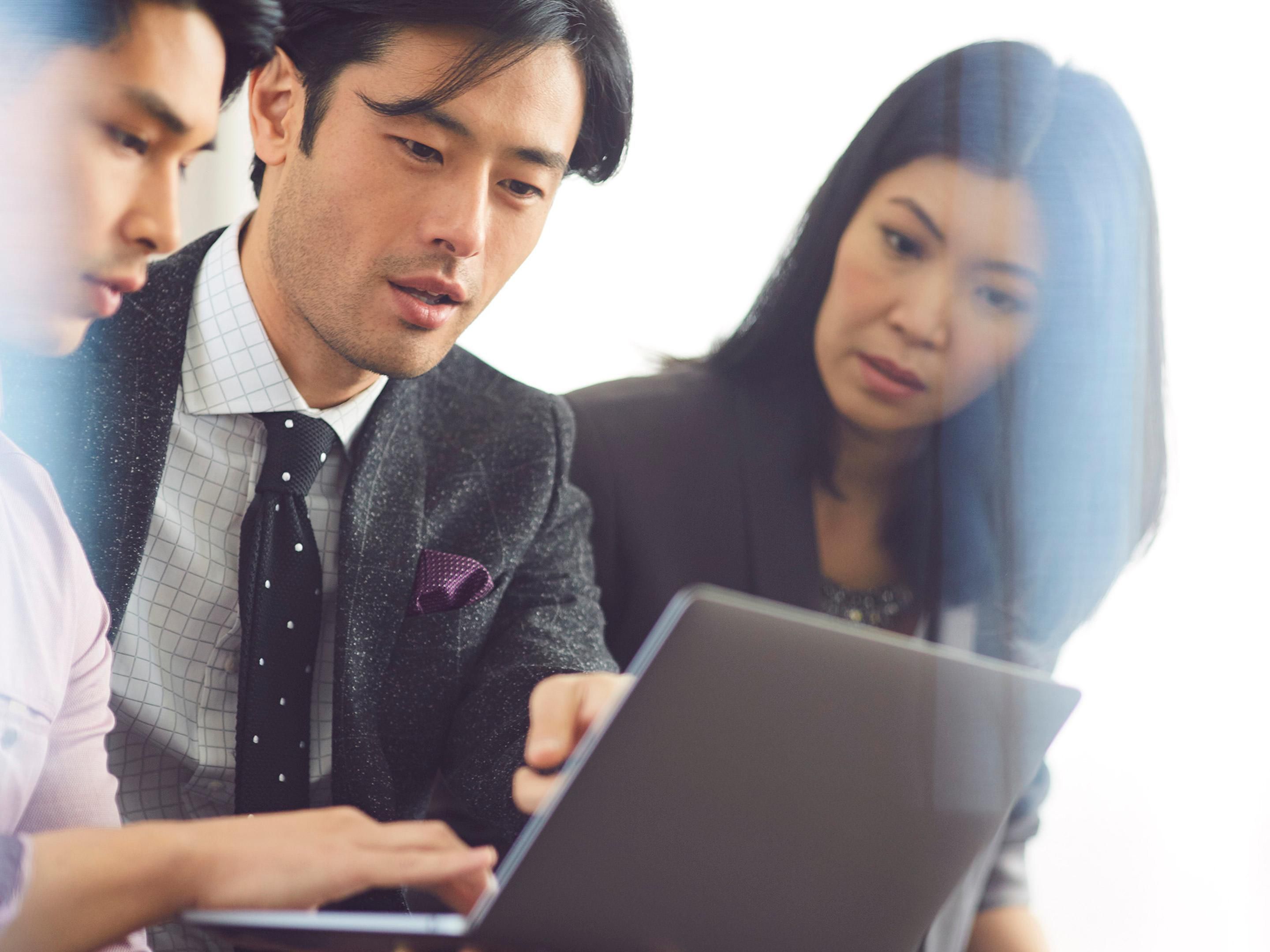 group of people networking