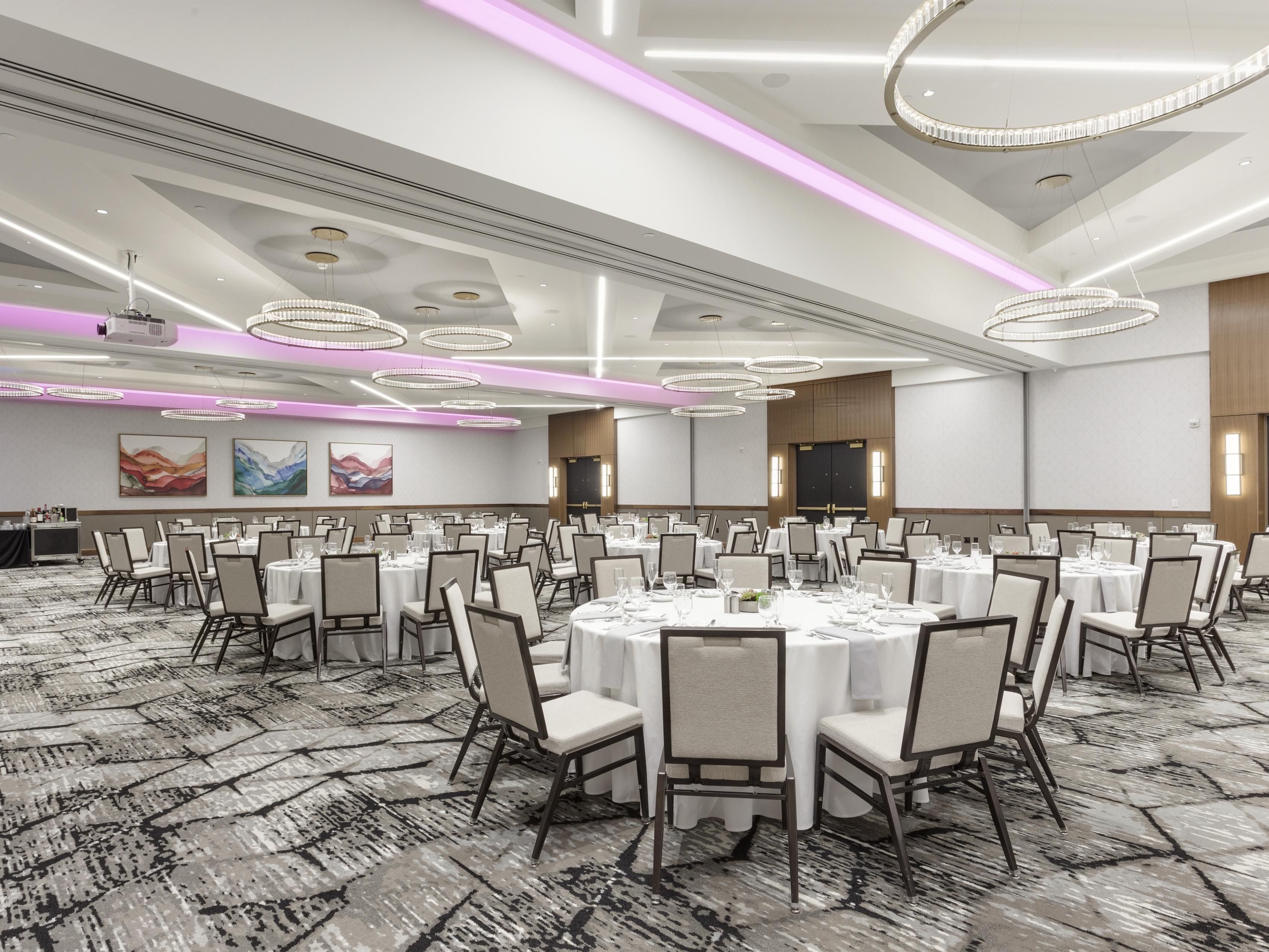 Large meeting space at Crowne Plaza Lansing