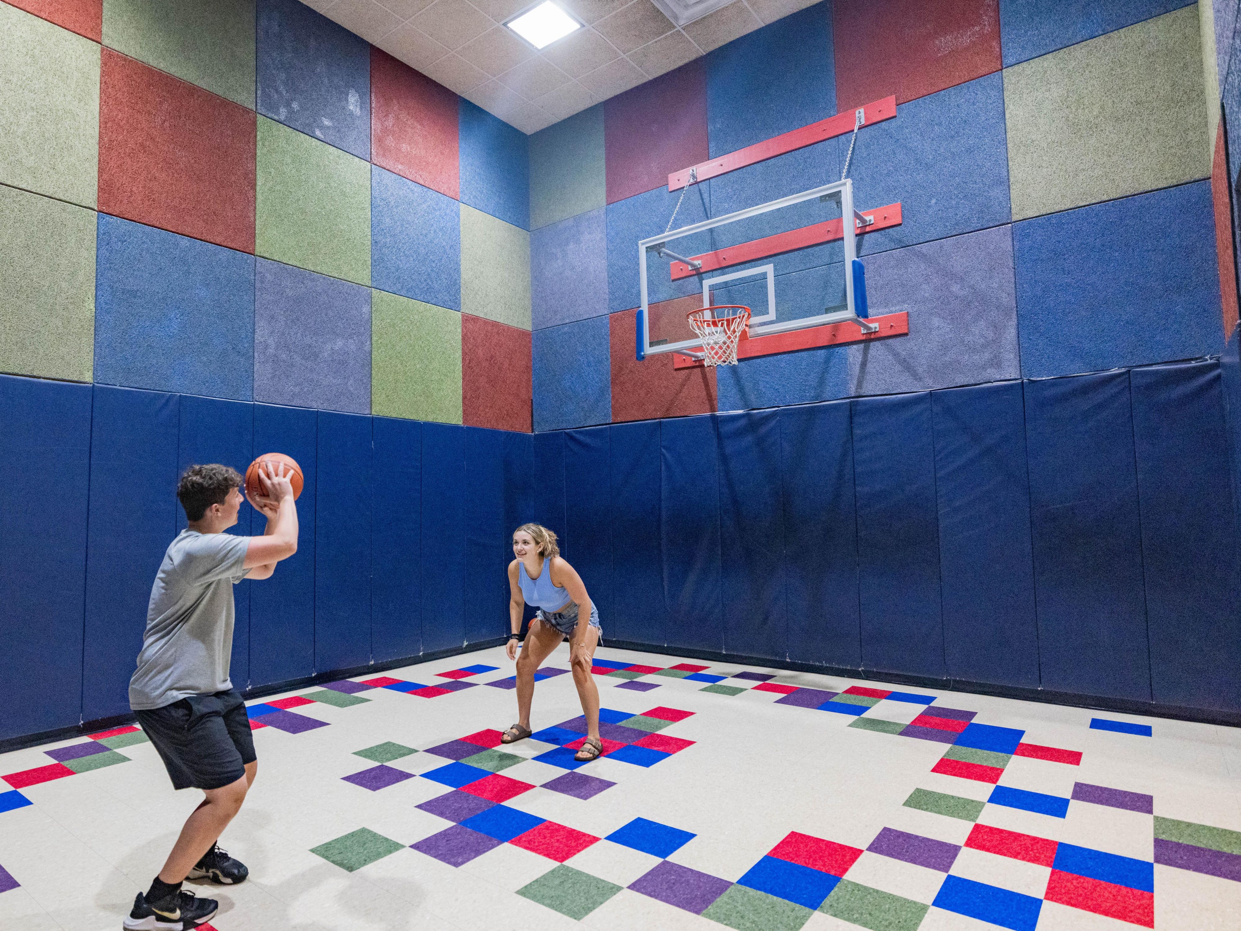 An ideal place for an indoor sport.
