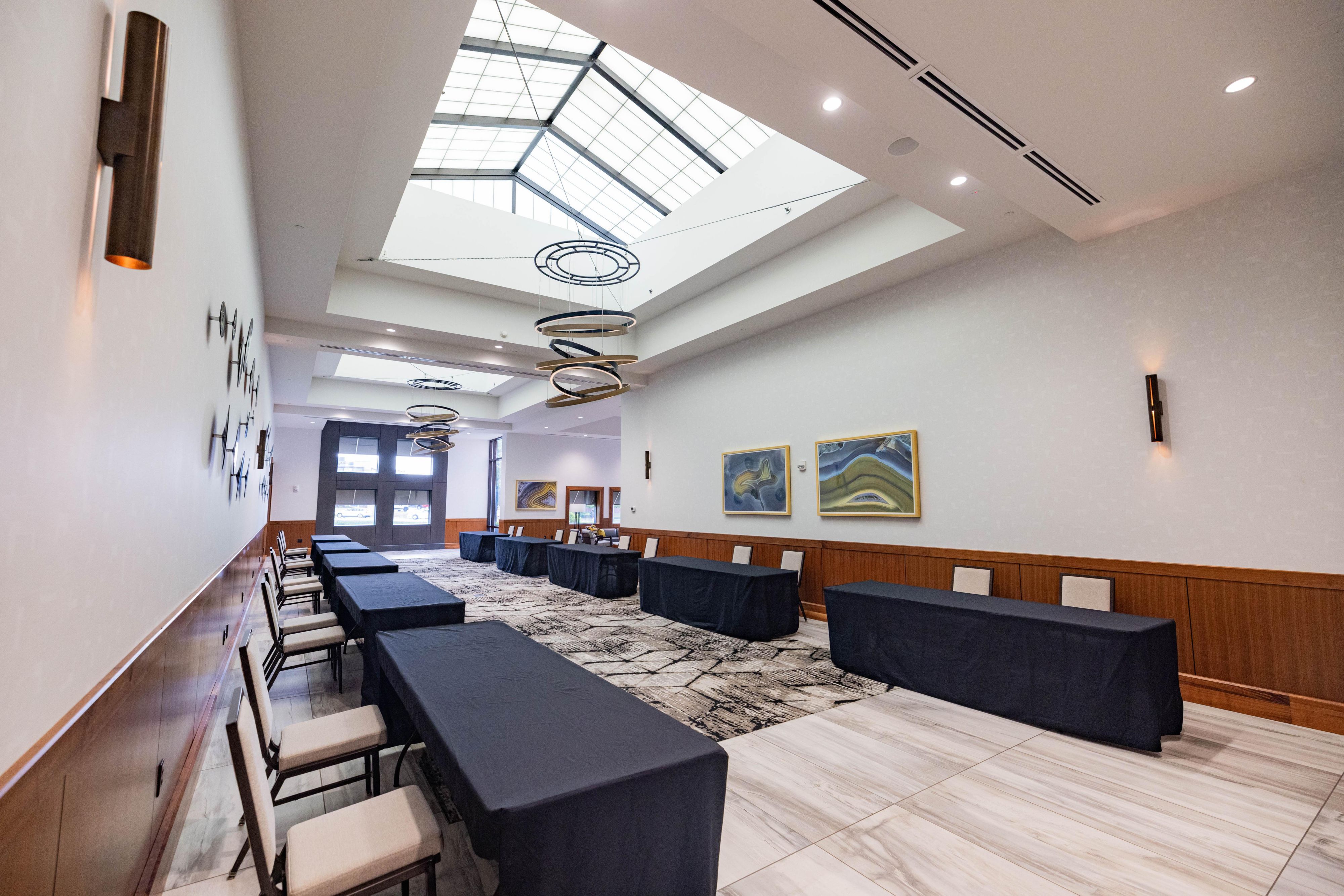 Royale atrium room that is perfect for vendor booths and displays