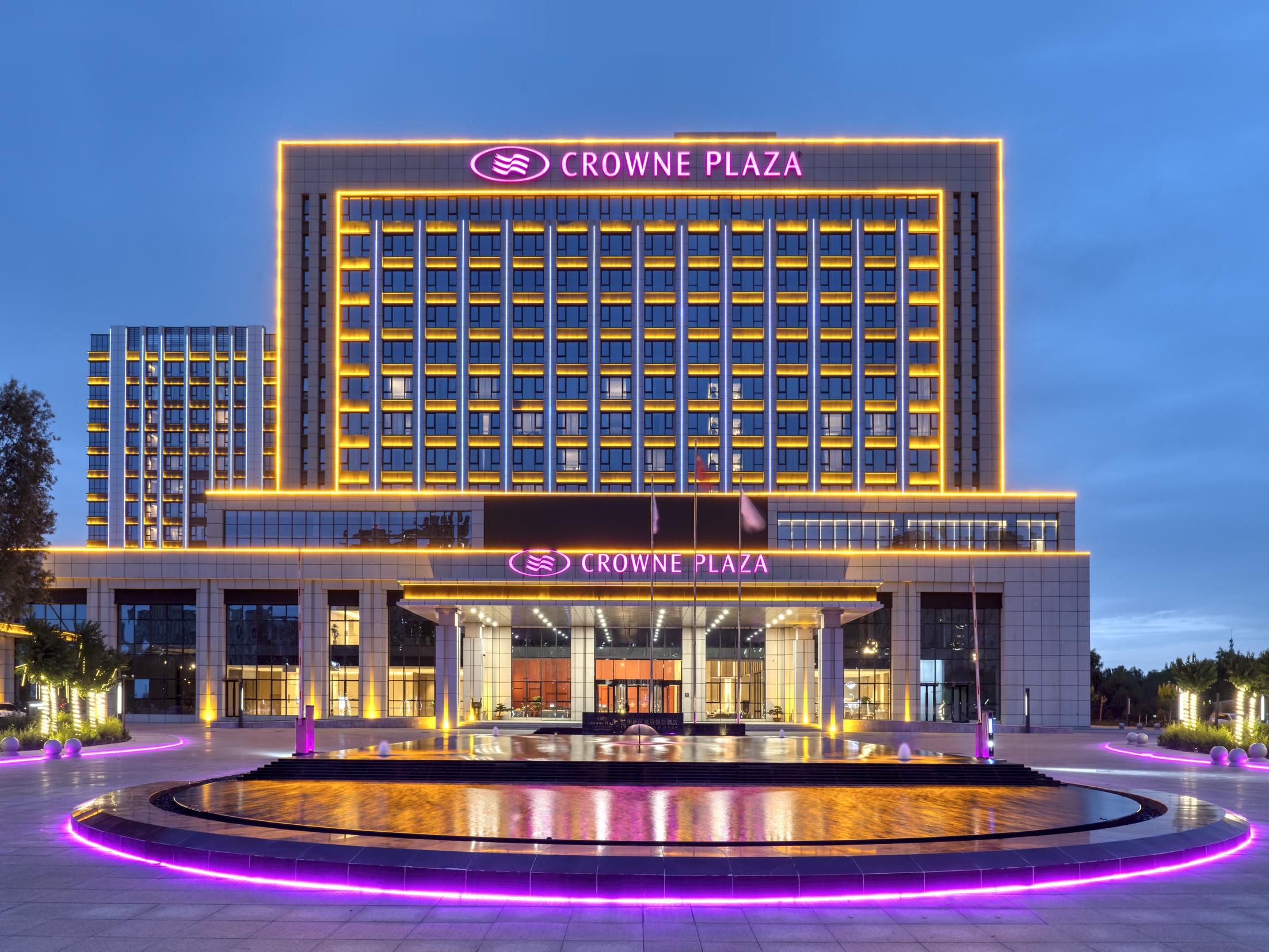 Hotel exterior night view