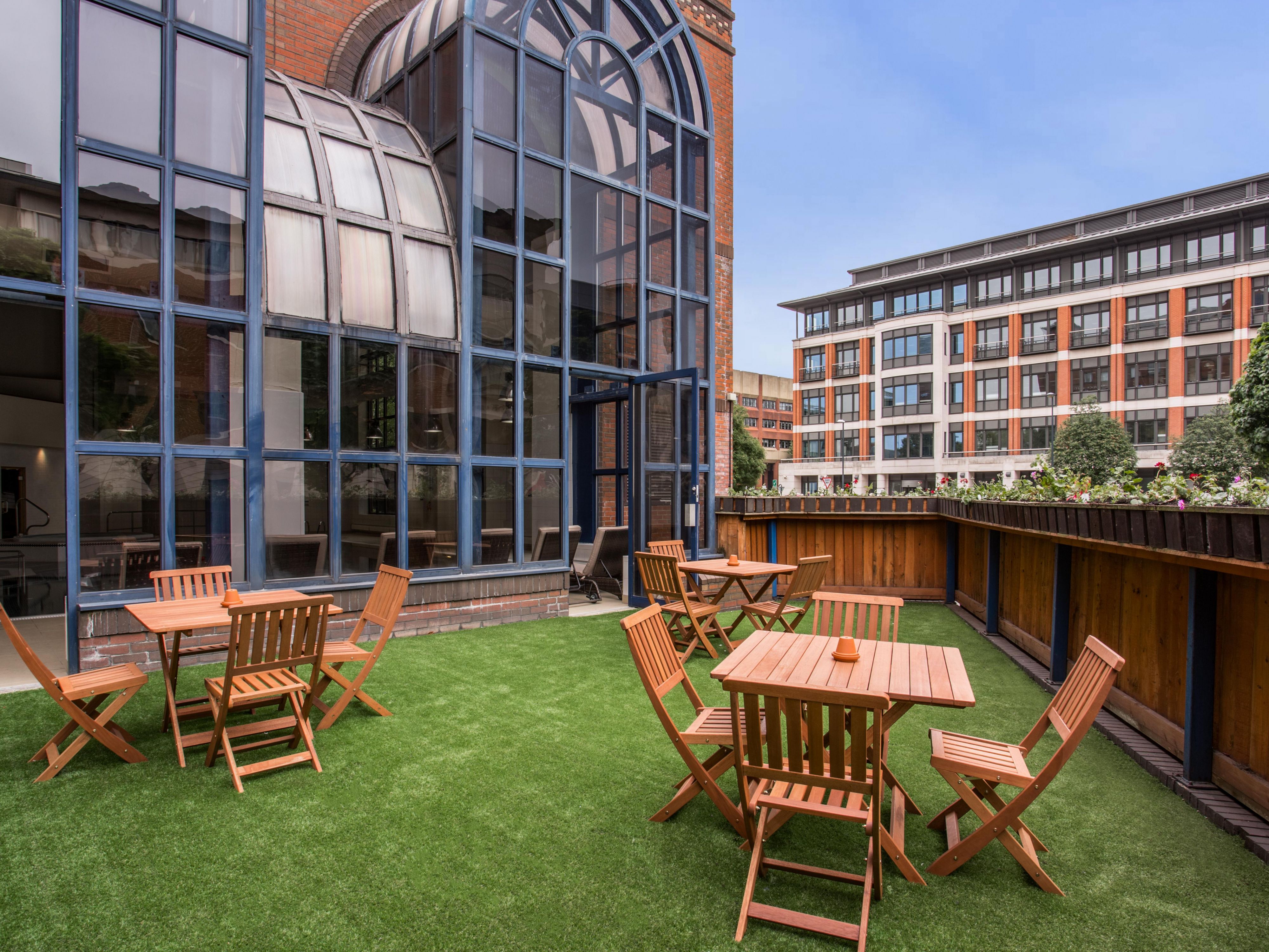 Outside terrace with capacity to take up to 50 people