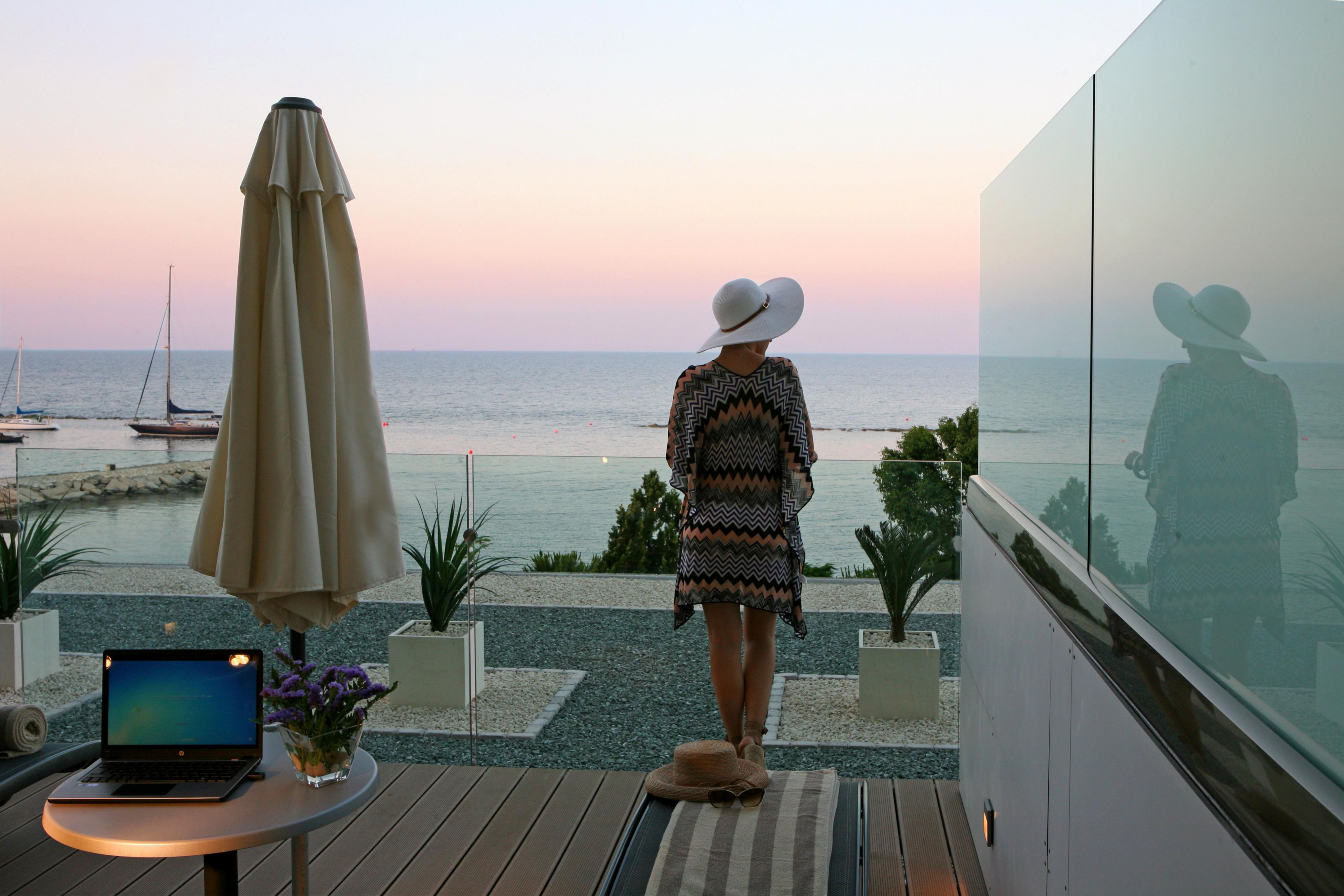 Enjoy a unique sea view terrace room at our Limassol hotel