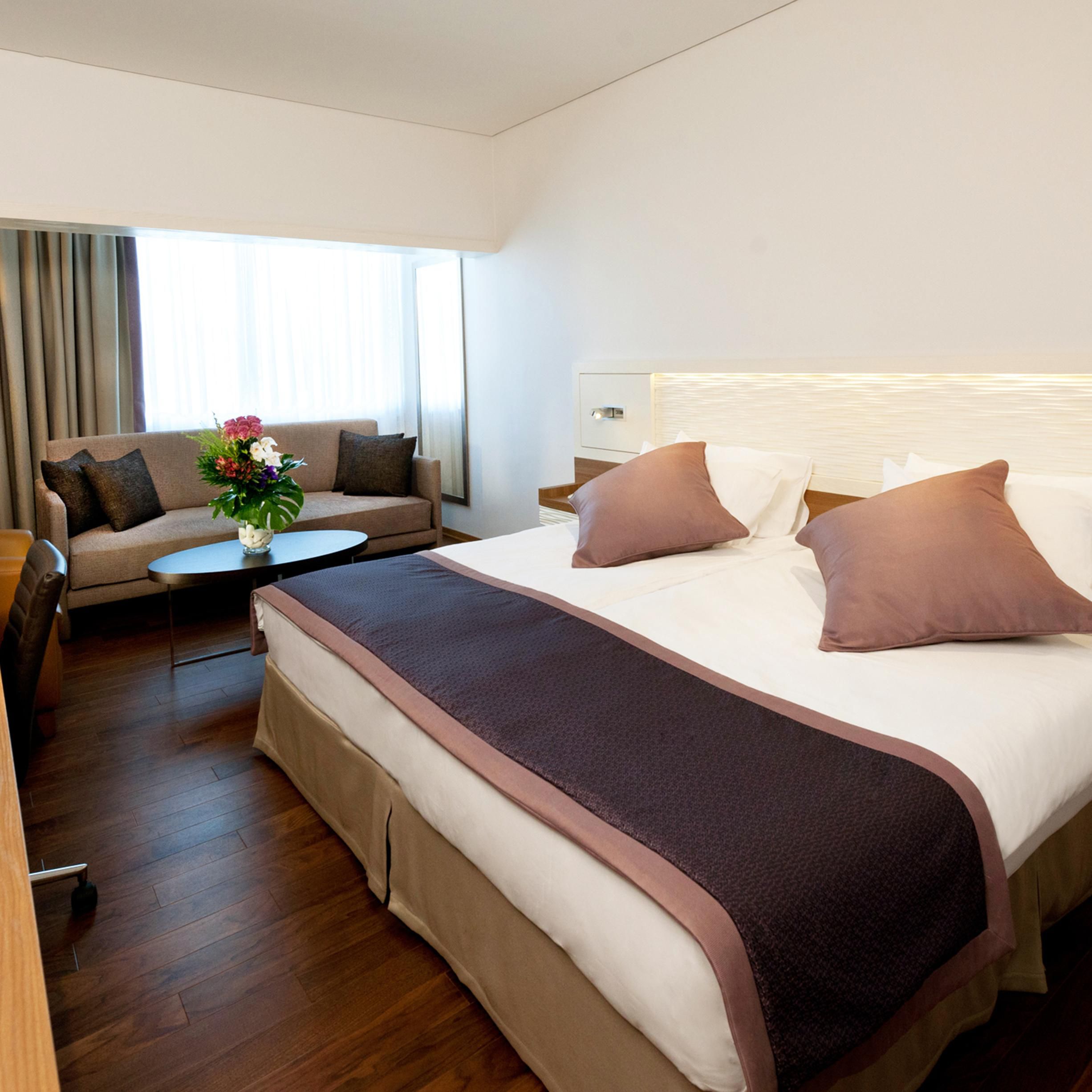 Enjoy a spacious King City View room during your stay!