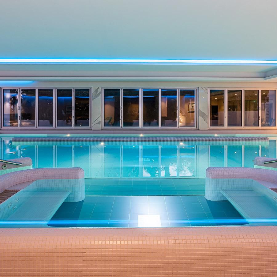 Enjoy a dip in our renovated indoor pool 