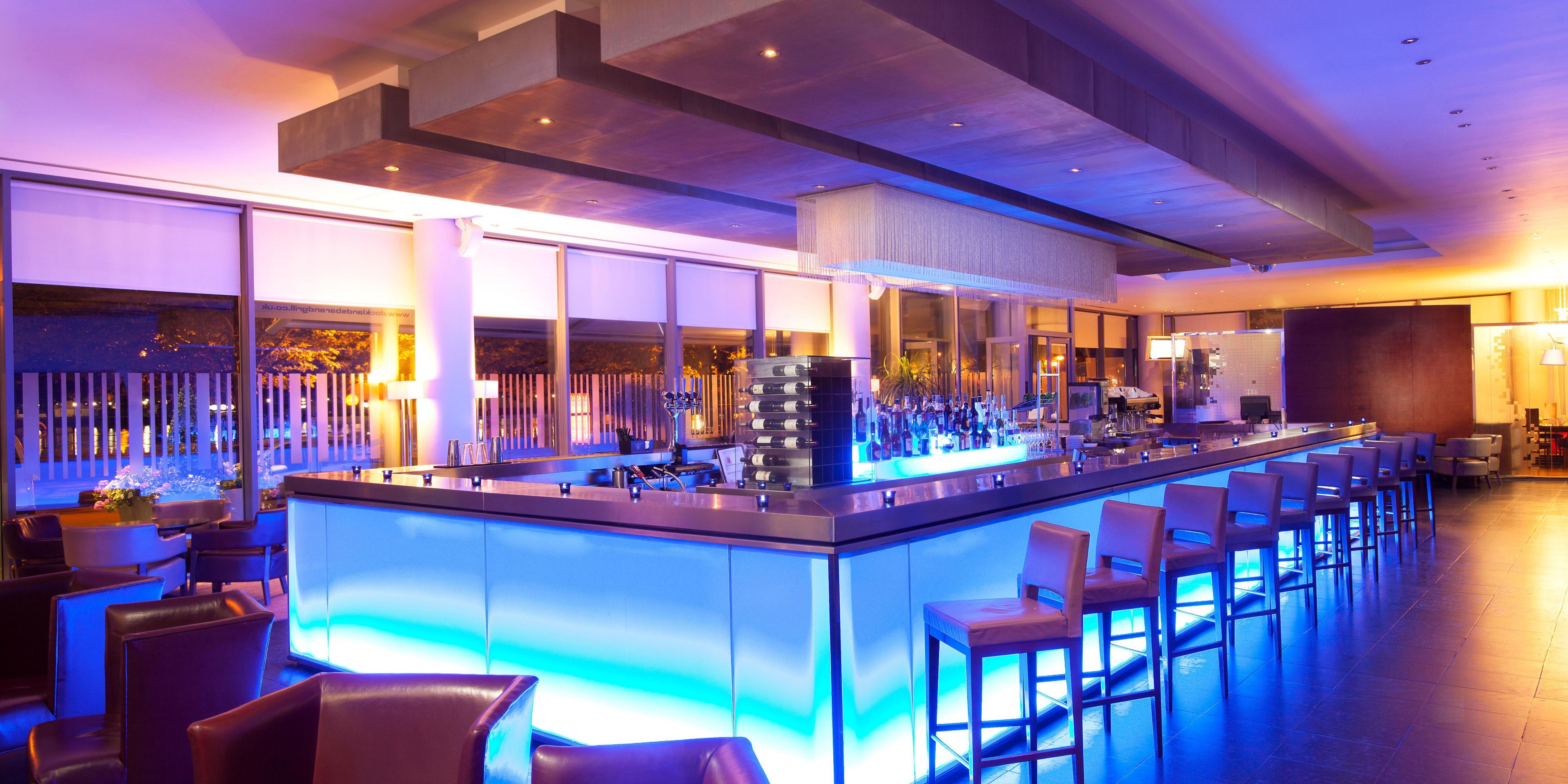 Docklands Bar & Grill serves great drinks and bar food until late