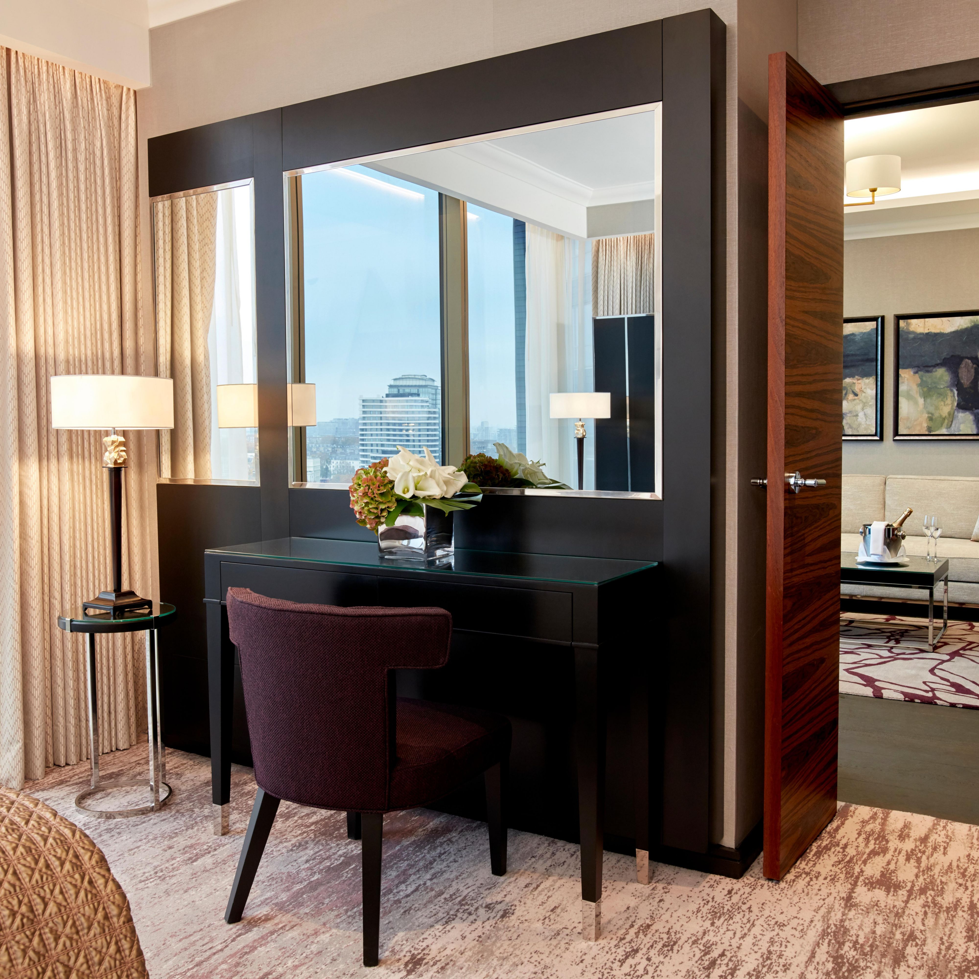 Our spacious one bedroom suites have a separate lounge area
