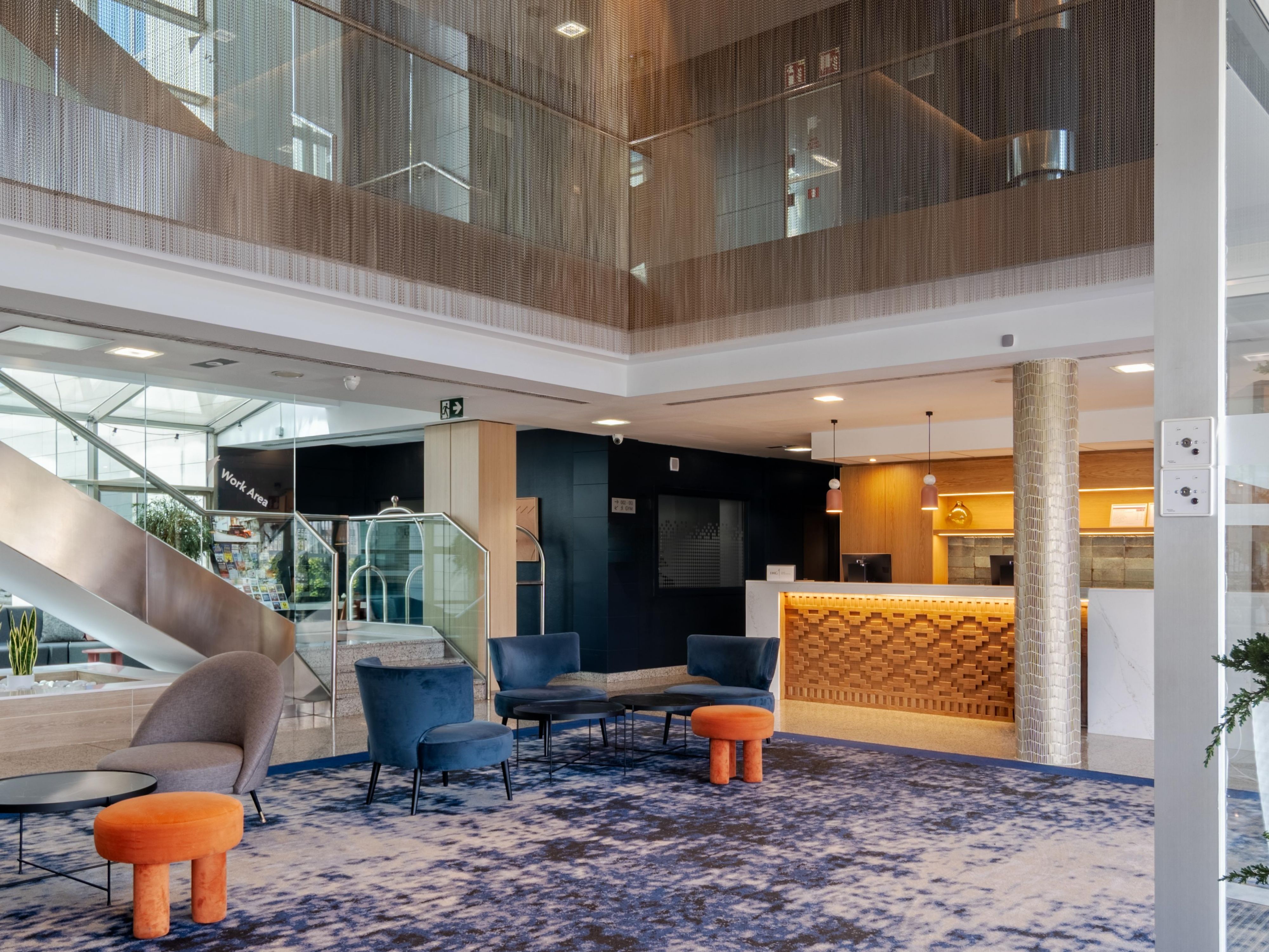 Hotellobby und Rezeption