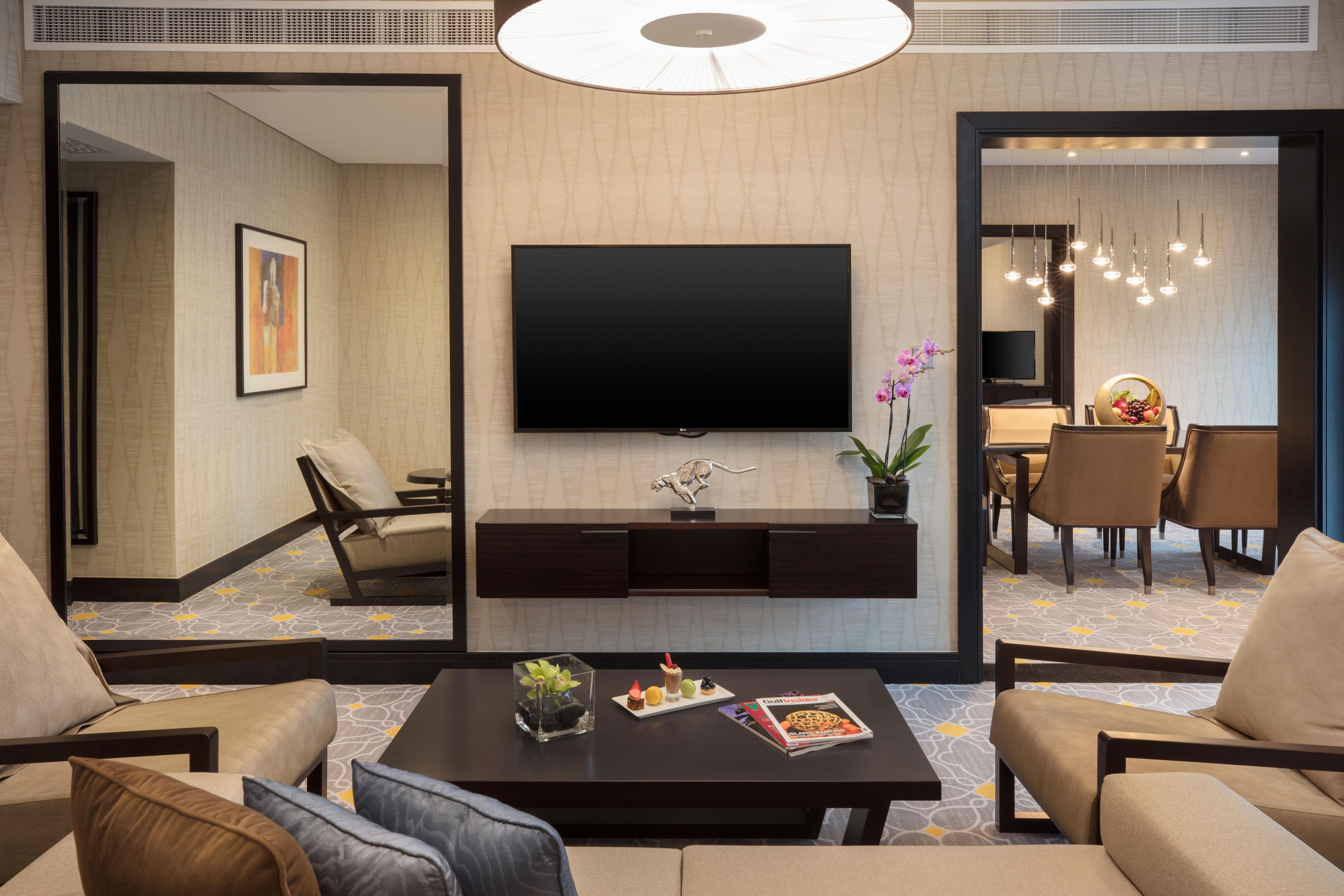 Newly renovated Crowne Suite - Living Room