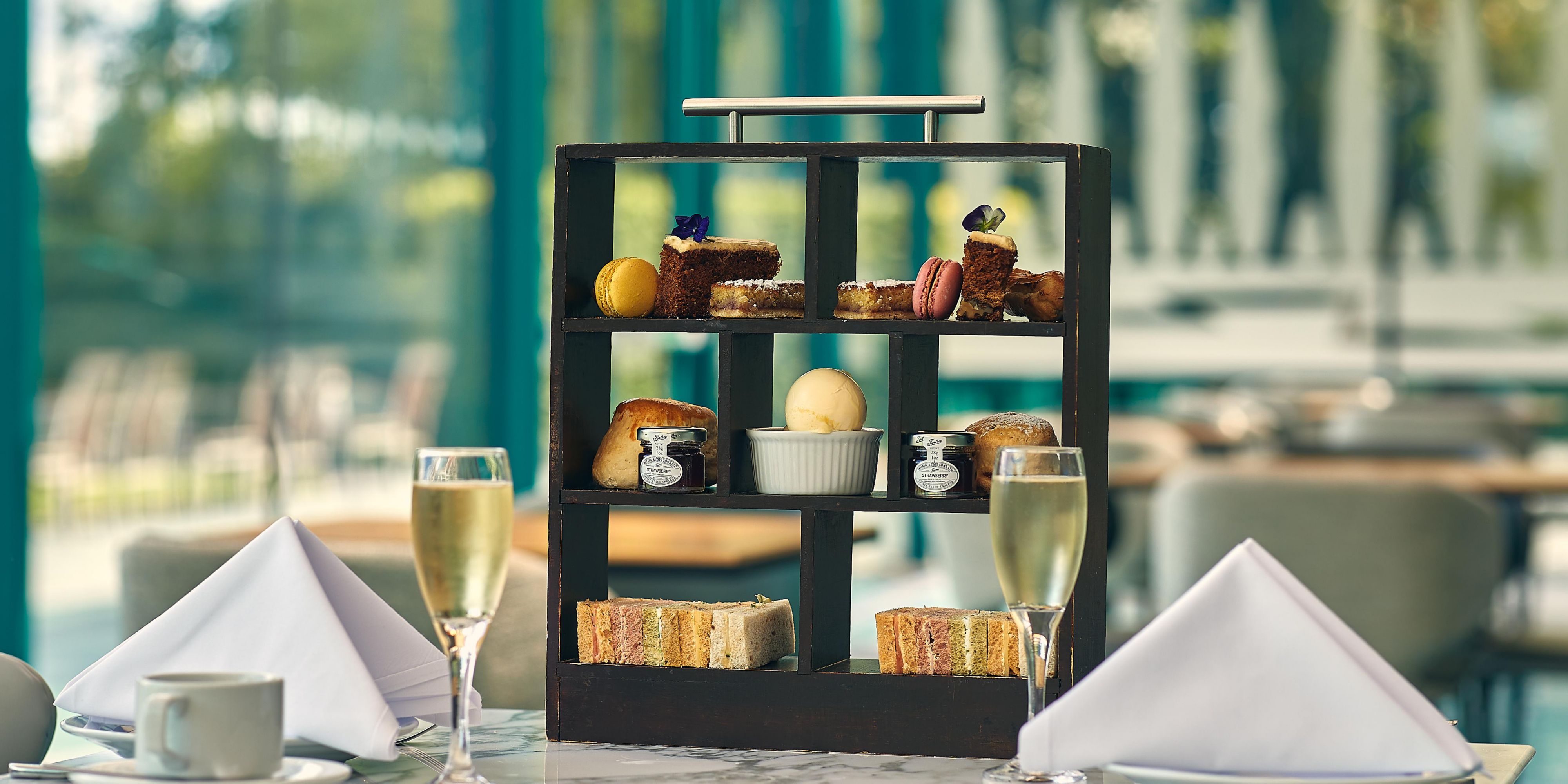 Relax and unwind with a delightful Classic or Indian Afternoon Tea at the Conservatory in Marlow. Savor a selection of finely brewed teas, accompanied by an array of freshly baked scones, delectable finger sandwiches and exquisite pastries, all with a unique Indian twist. Enjoy this elegant tradition serene setting for a truly indulgent experience.