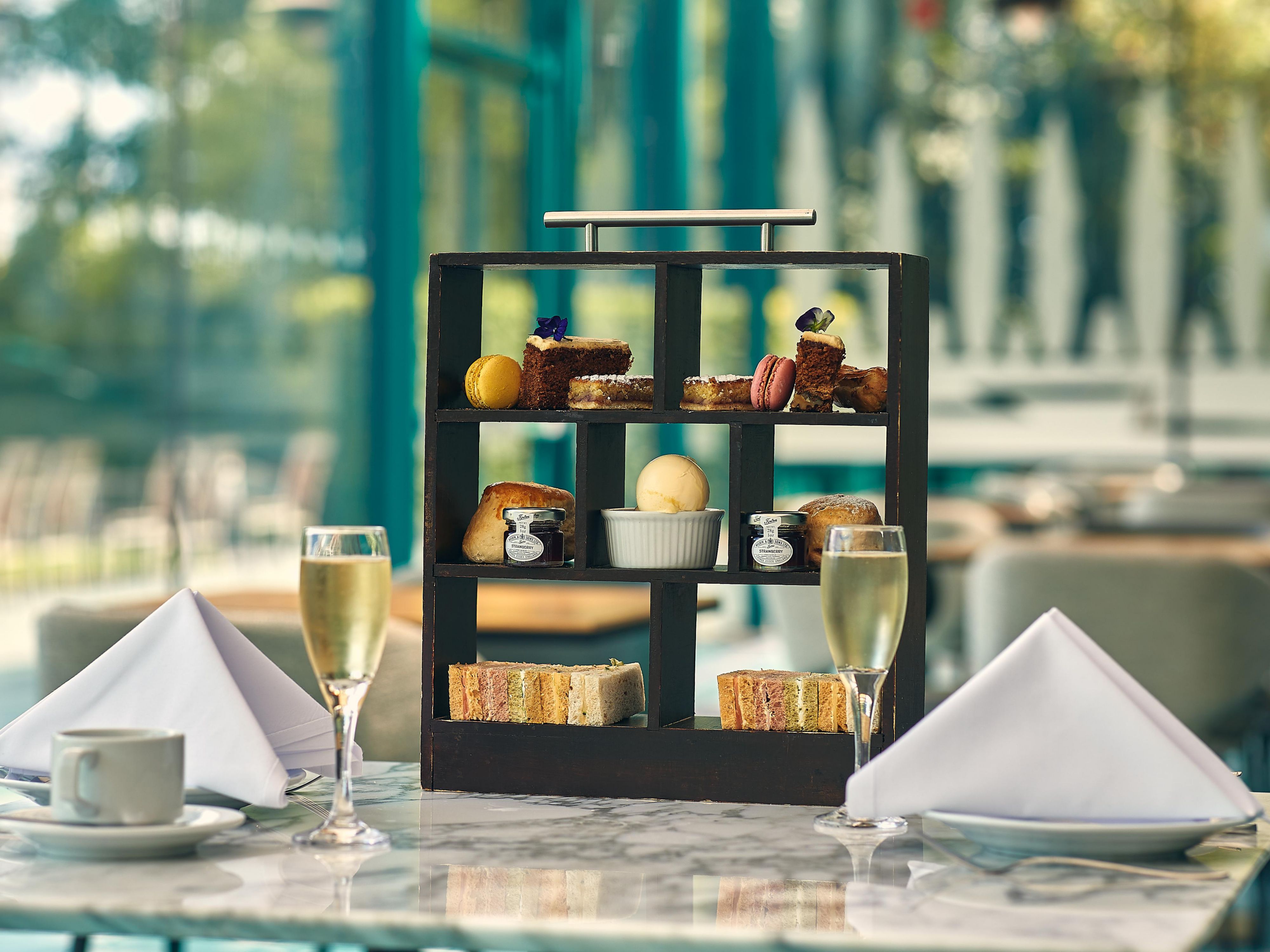 Relax and unwind with a delightful Classic or Indian Afternoon Tea at the Conservatory in Marlow. Savor a selection of finely brewed teas, accompanied by an array of freshly baked scones, delectable finger sandwiches and exquisite pastries, all with a unique Indian twist. Enjoy this elegant tradition serene setting for a truly indulgent experience.