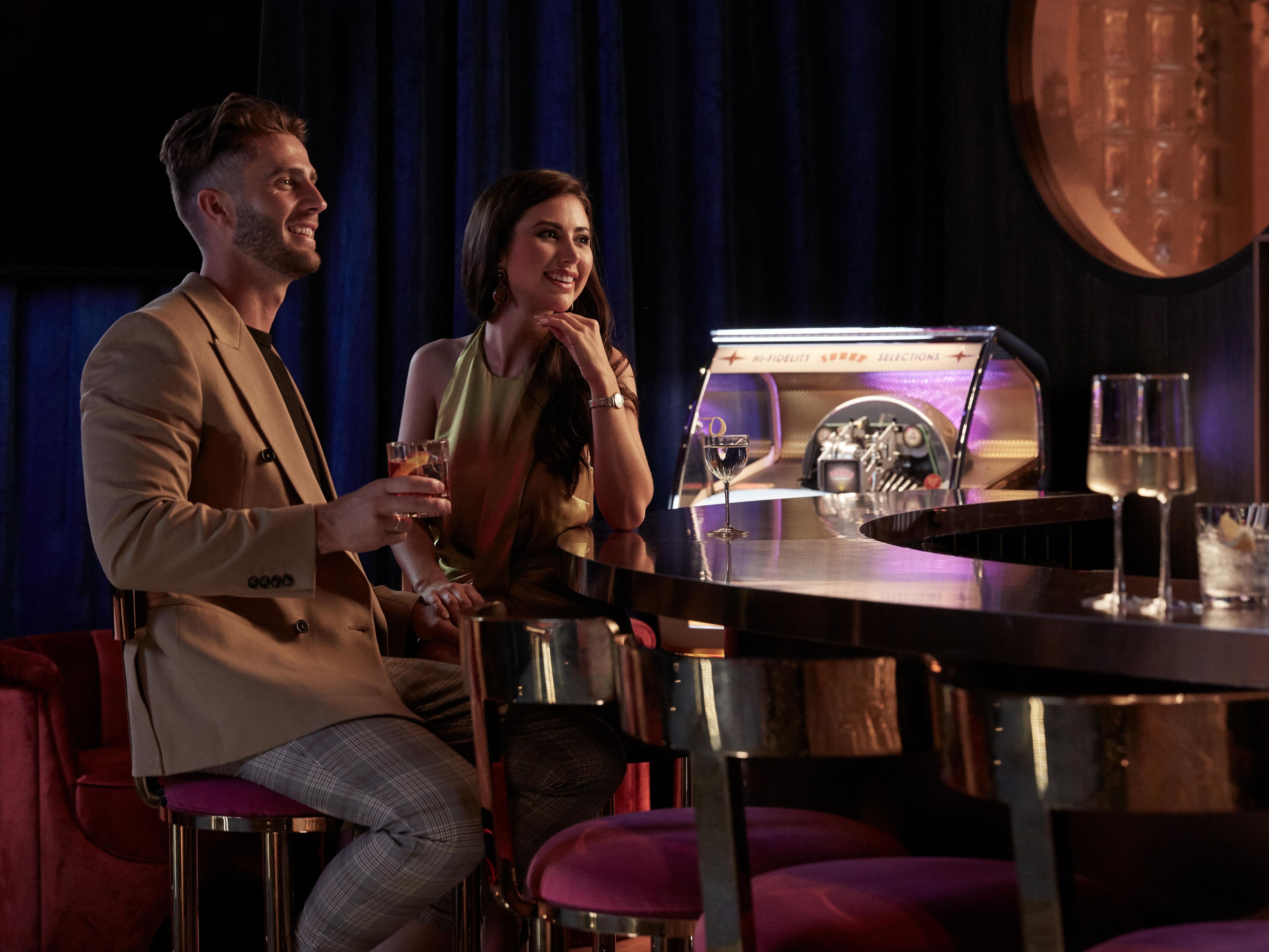 Featuring an imaginative cocktail list, with a menu of small plates sure to tempt, Dive Bar is where you are bound to have a good time. Dimly lit and layered with neon and street art, with a touch of glitz, it is the place to socialise and play into the night.