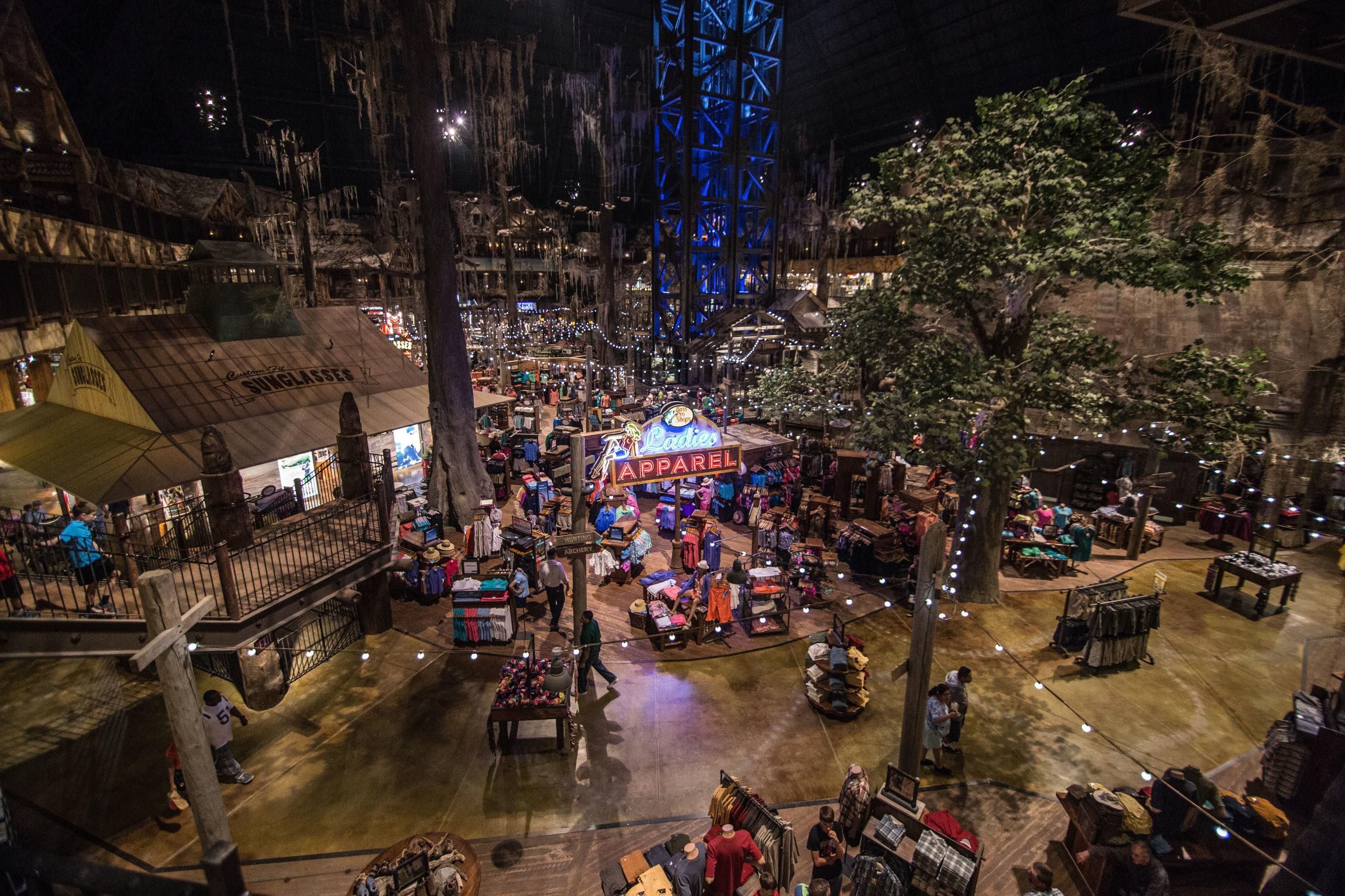 The Bass Pro Shop at the Pyramid is in the hotel&#39;s backyard 