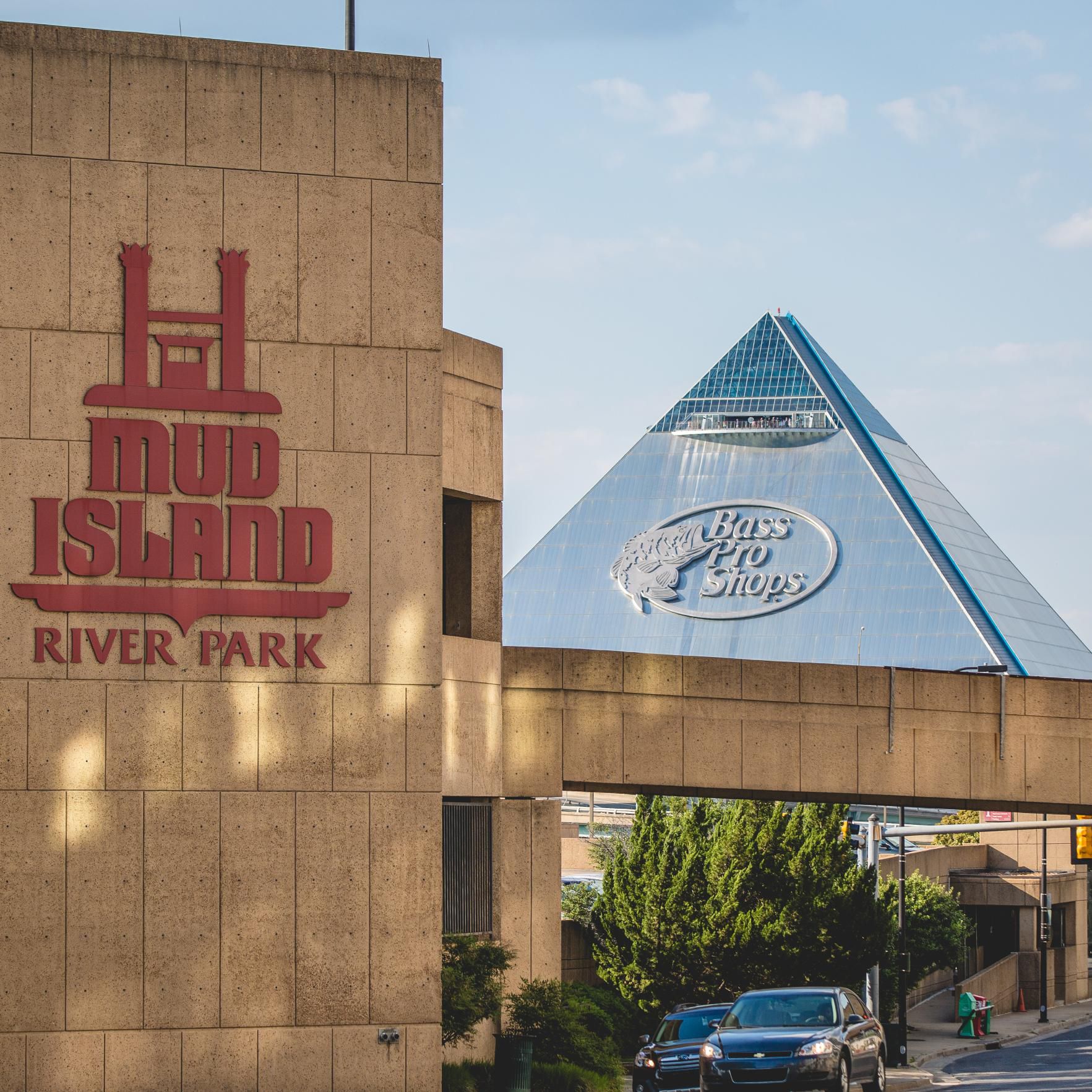 Spend the day at Mud Island River Park and Bass Pro shop