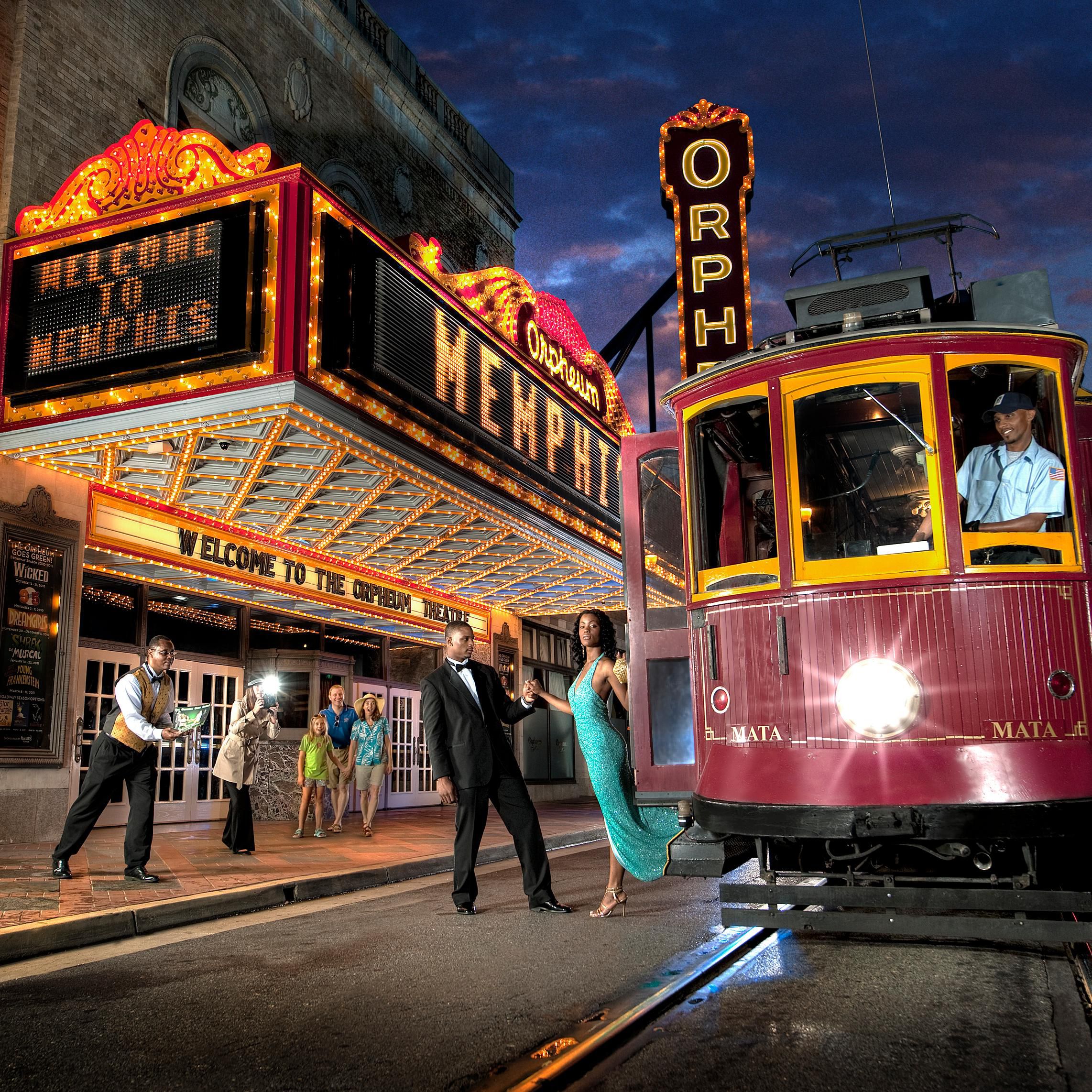 Take our free shuttle for a night out at The Orpheum Theatre