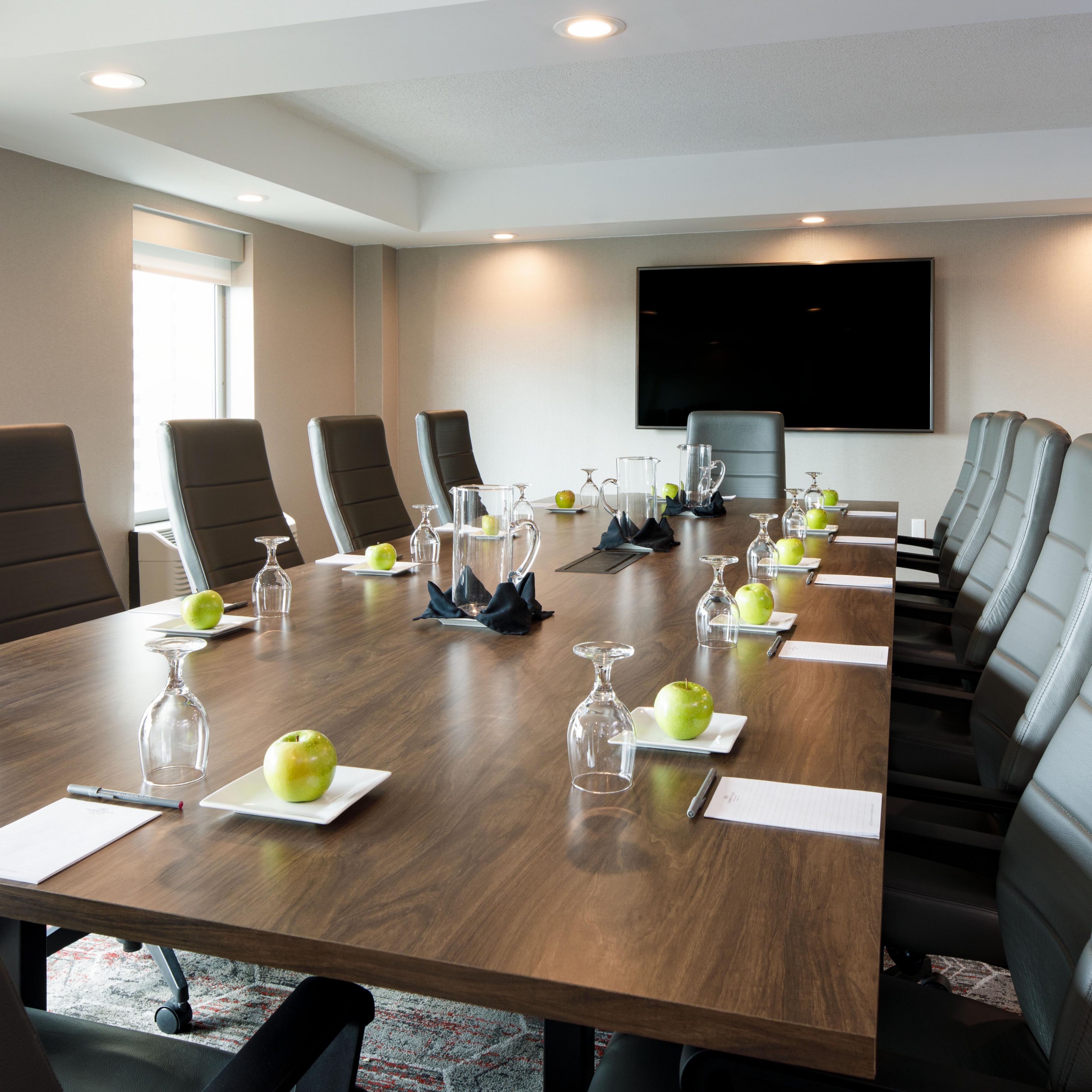 Enjoy our boardroom for intimate meetings in downtown Memphis