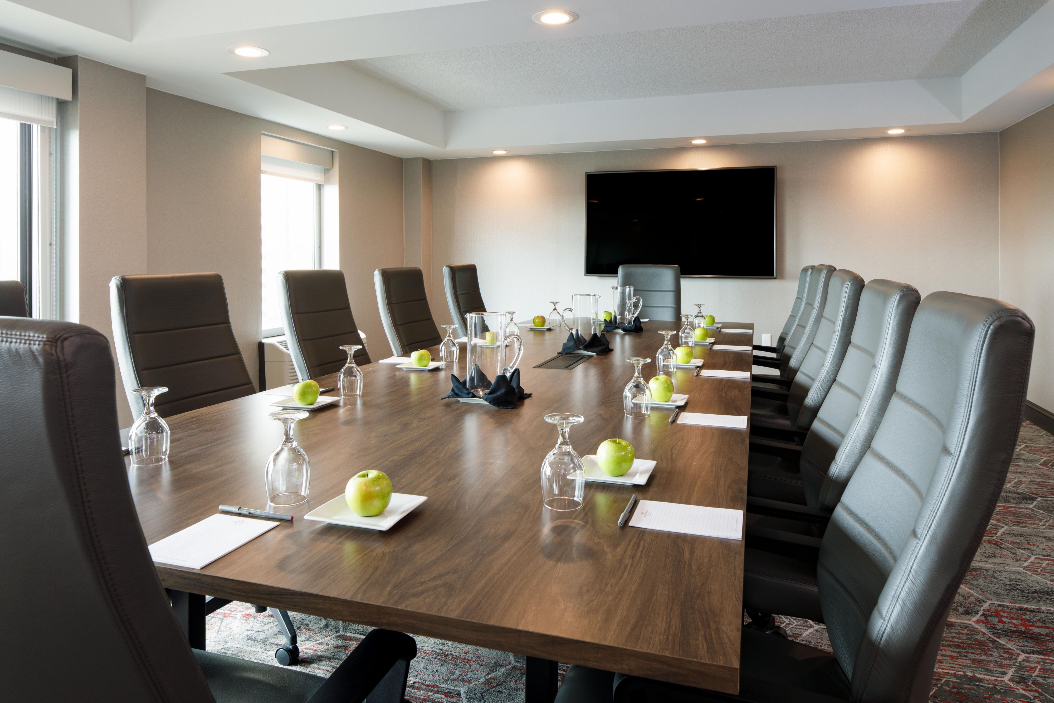 Enjoy our boardroom for intimate meetings in downtown Memphis