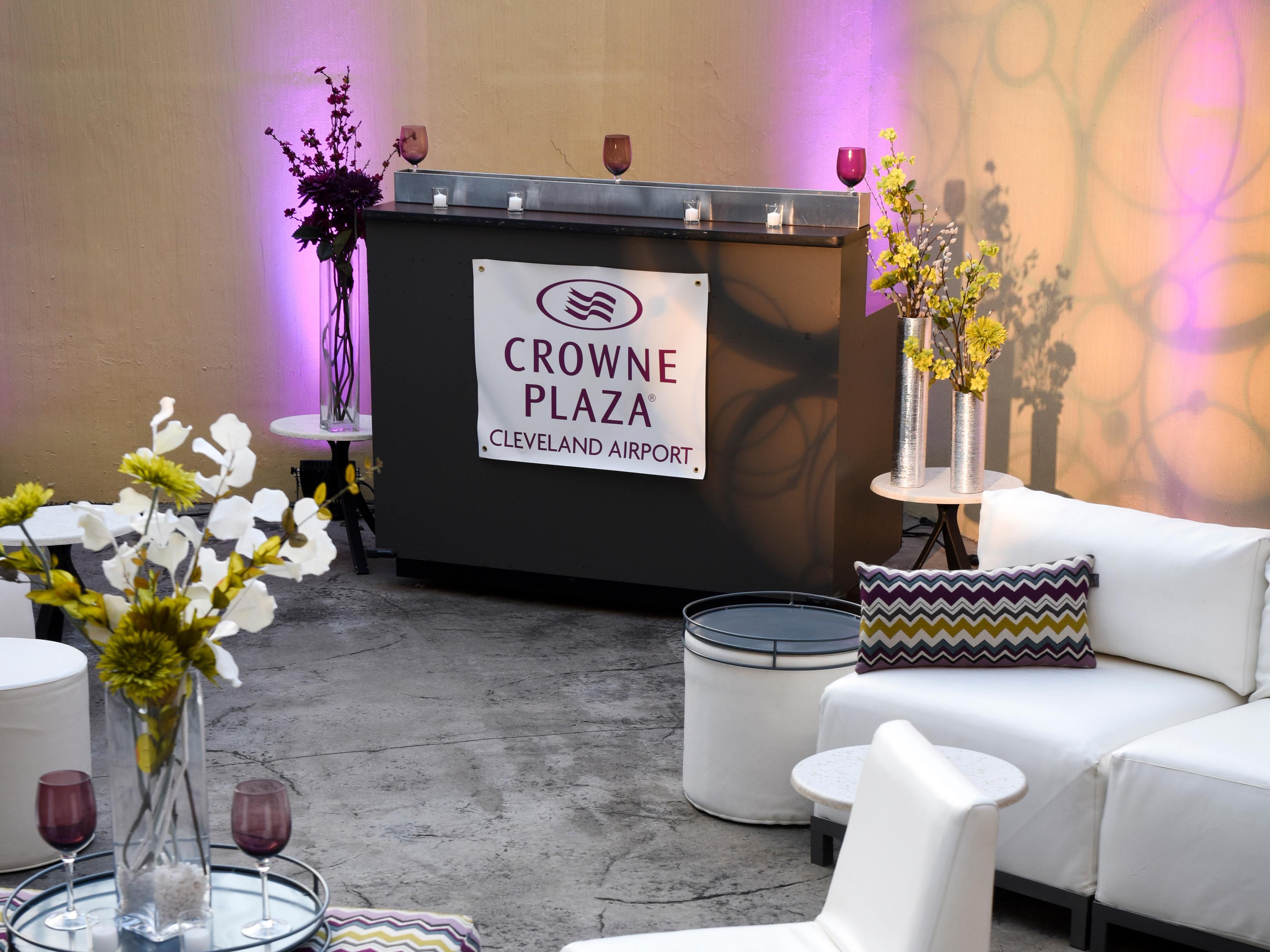 The Crowne Plaza Cleveland Airport provides the perfect environment for your guests to celebrate and cherish your special day. Creating unforgettable memories from your engagement to your wedding reception and all the milestones in between.  Provide guests with an overnight stay option at special rates.