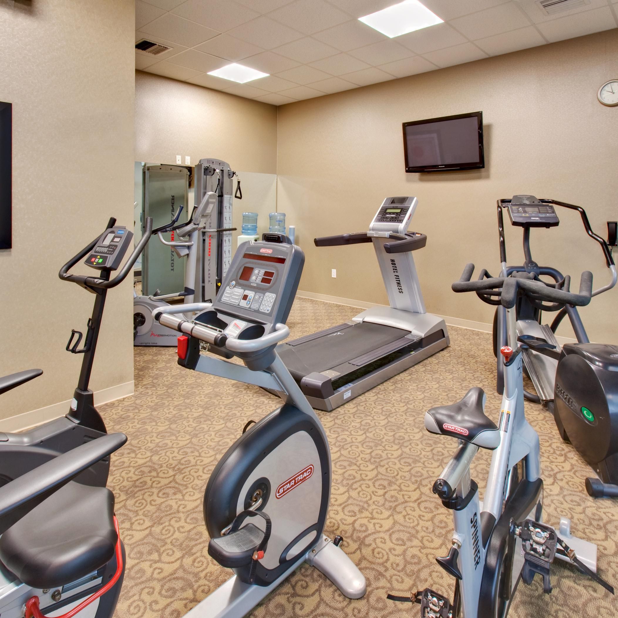 Fitness Center at the Crowne Plaza Milwaukee WI Airport Hotel